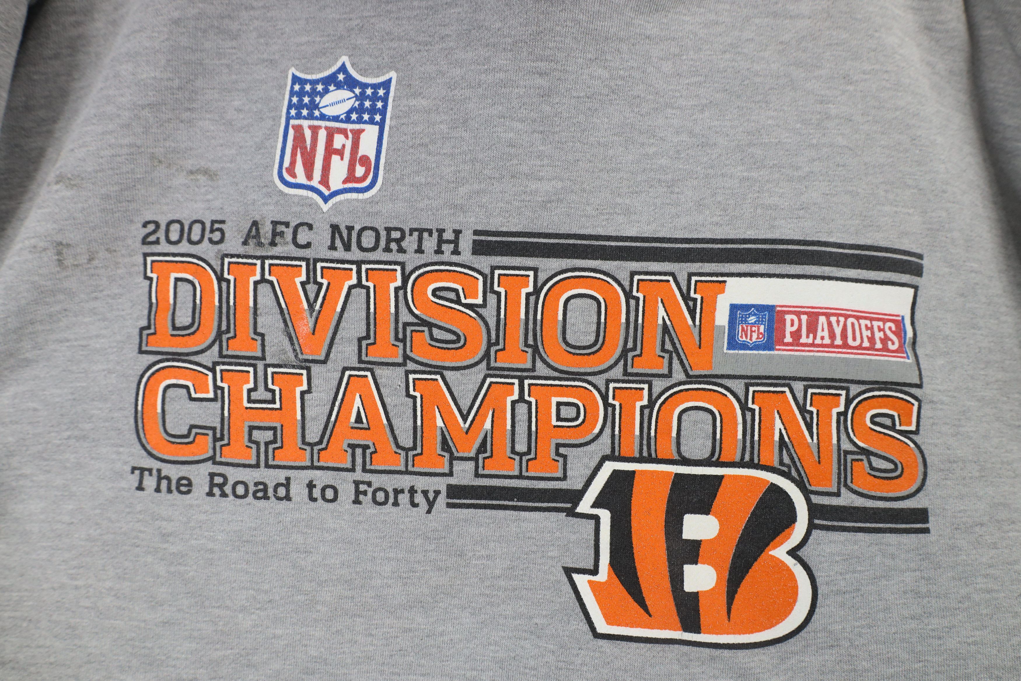 Vintage Vintage AFC North Division Champs Cincinnati Bengals Hoodie Size US M / EU 48-50 / 2 - 4 Thumbnail