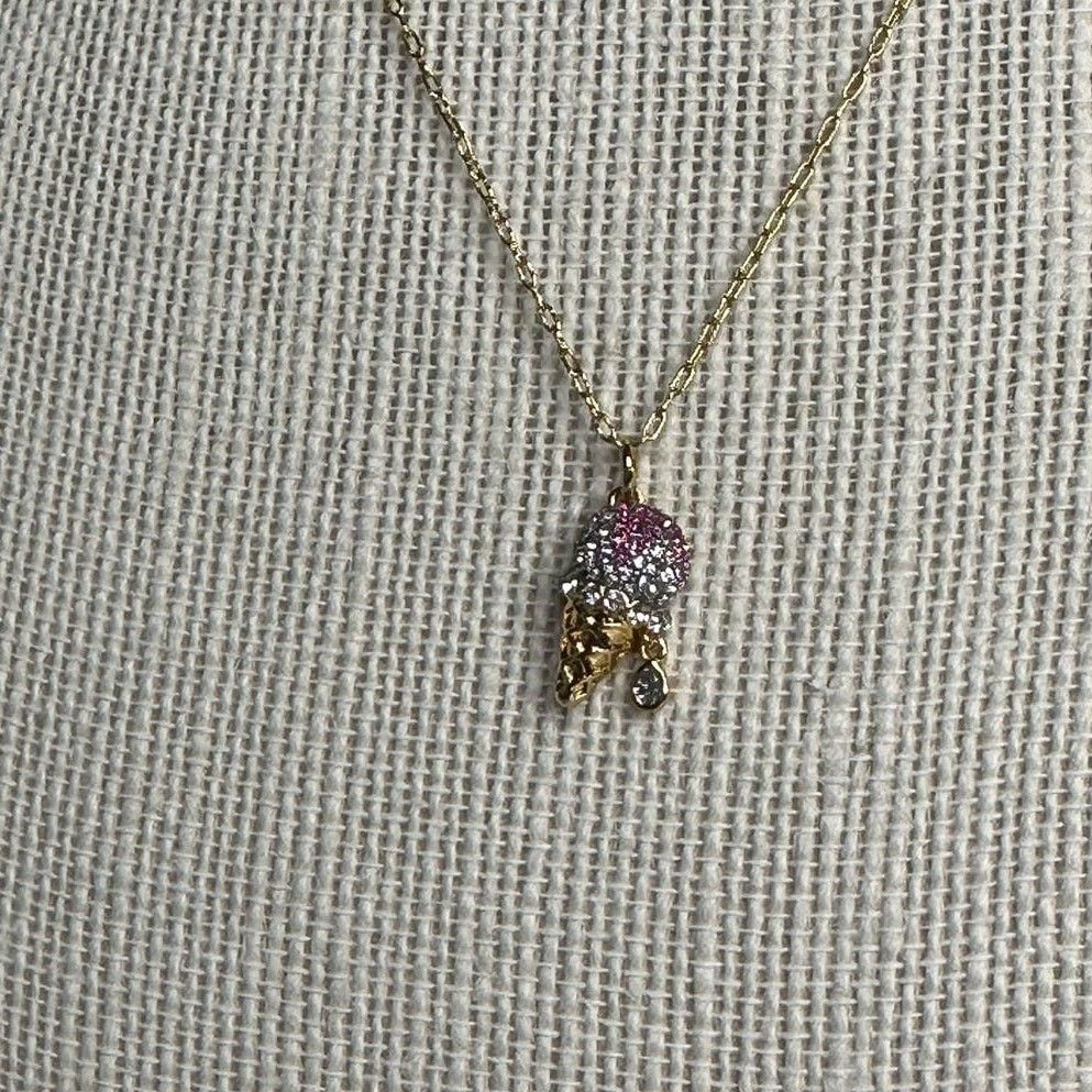 Kate Spade Kate Spade New York Ice Cream Sundae Mini Pendant Necklace Size ONE SIZE - 4 Thumbnail