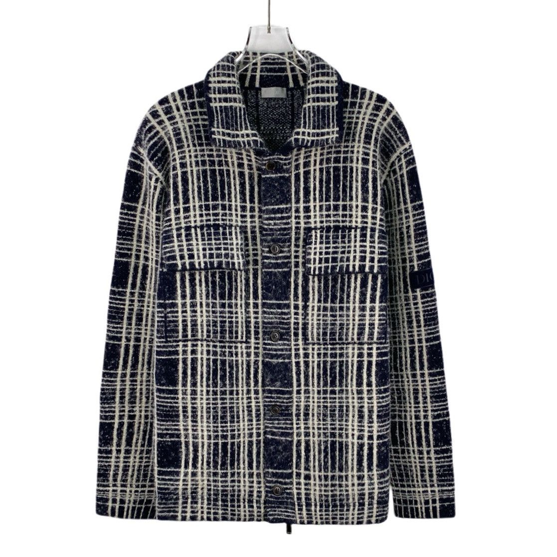 Dior Dior Colorblocked Striped Cotton Lapel Jacket Size US L / EU 52-54 / 3 - 1 Thumbnail