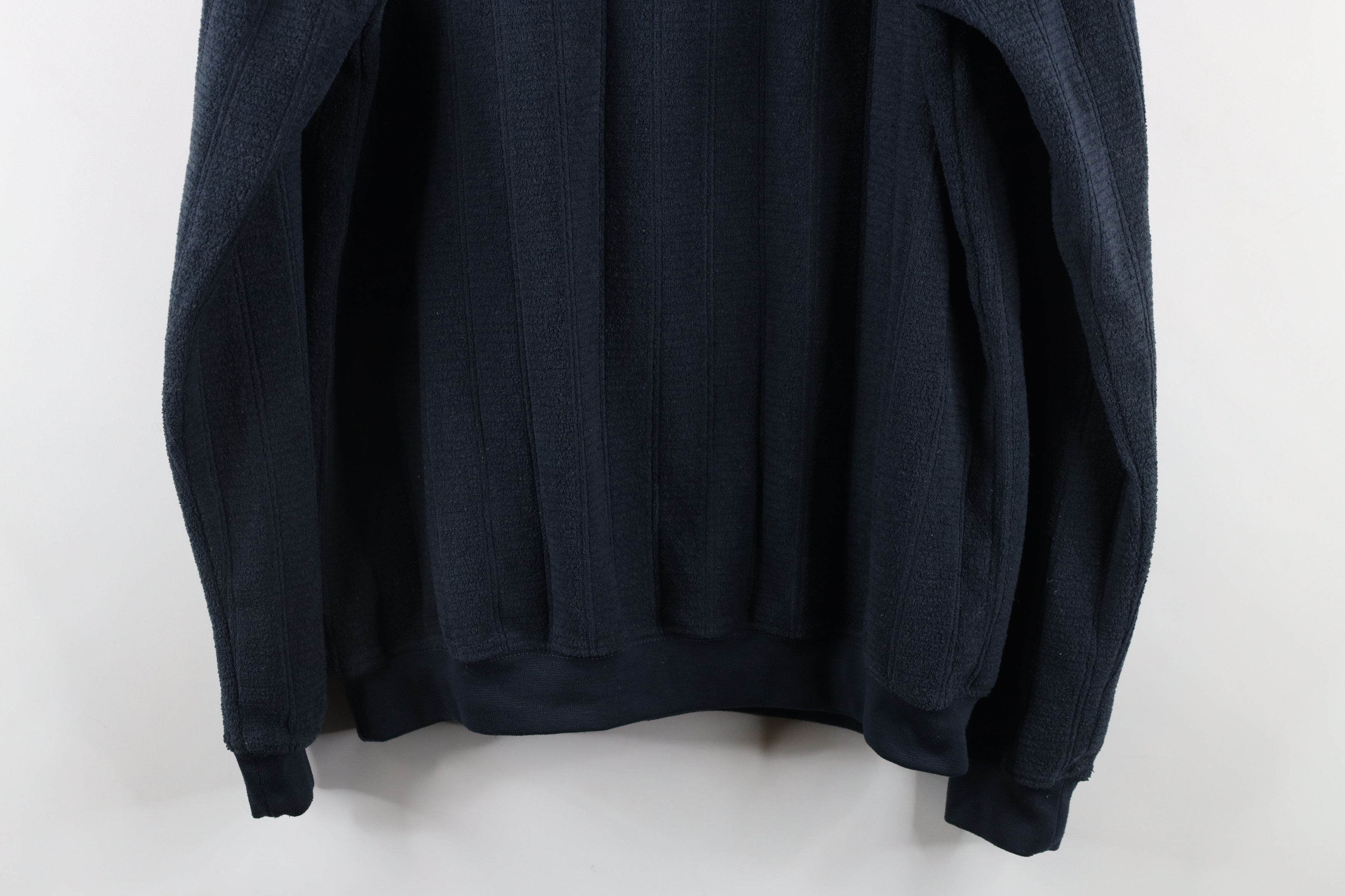 Vintage Vintage 90s Streetwear Fleece Collared Pullover Sweater Size US M / EU 48-50 / 2 - 9 Thumbnail