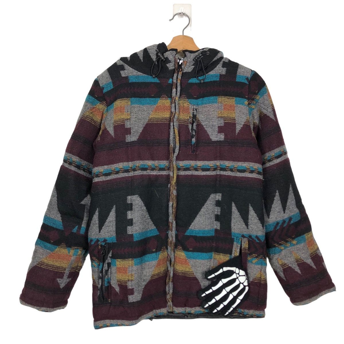 Japanese Brand 🔥90’s Vintage Navajo Aztec Design Jacket Anti Ballistic Size US M / EU 48-50 / 2 - 2 Thumbnail