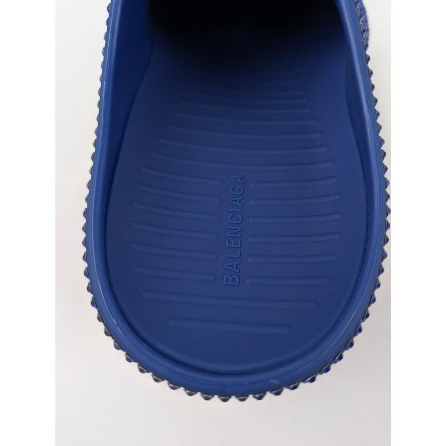 Balenciaga o1rshd1 Rubber Strass Techno Clog Sandal in Sapphire Size US 9 / EU 42 - 10 Thumbnail