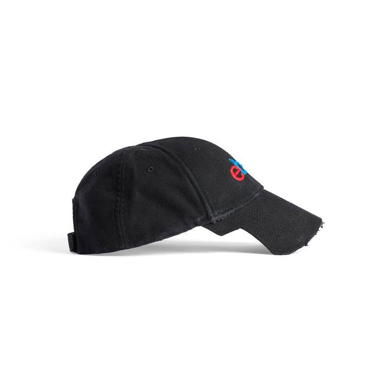 Balenciaga × eBay o1s1wg110126 Size: S / eBay Hat / Cap in Black Size ONE SIZE - 4 Thumbnail