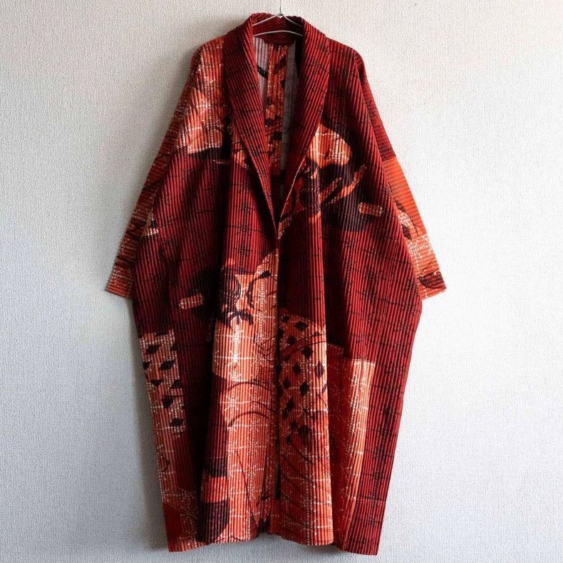 Issey Miyake Issey Miyake Spring Painting Ukiyo-e windbreaker Size US S / EU 44-46 / 1 - 6 Thumbnail