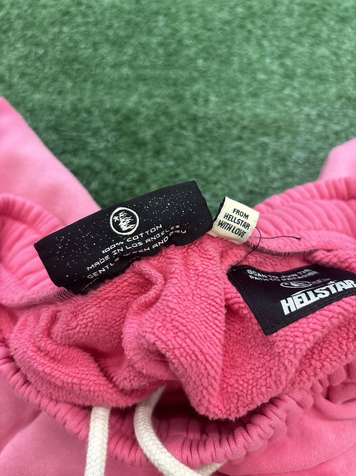 HELLSTAR Hellstar Pink White Flame Shorts Size US 28 / EU 44 - 4 Thumbnail