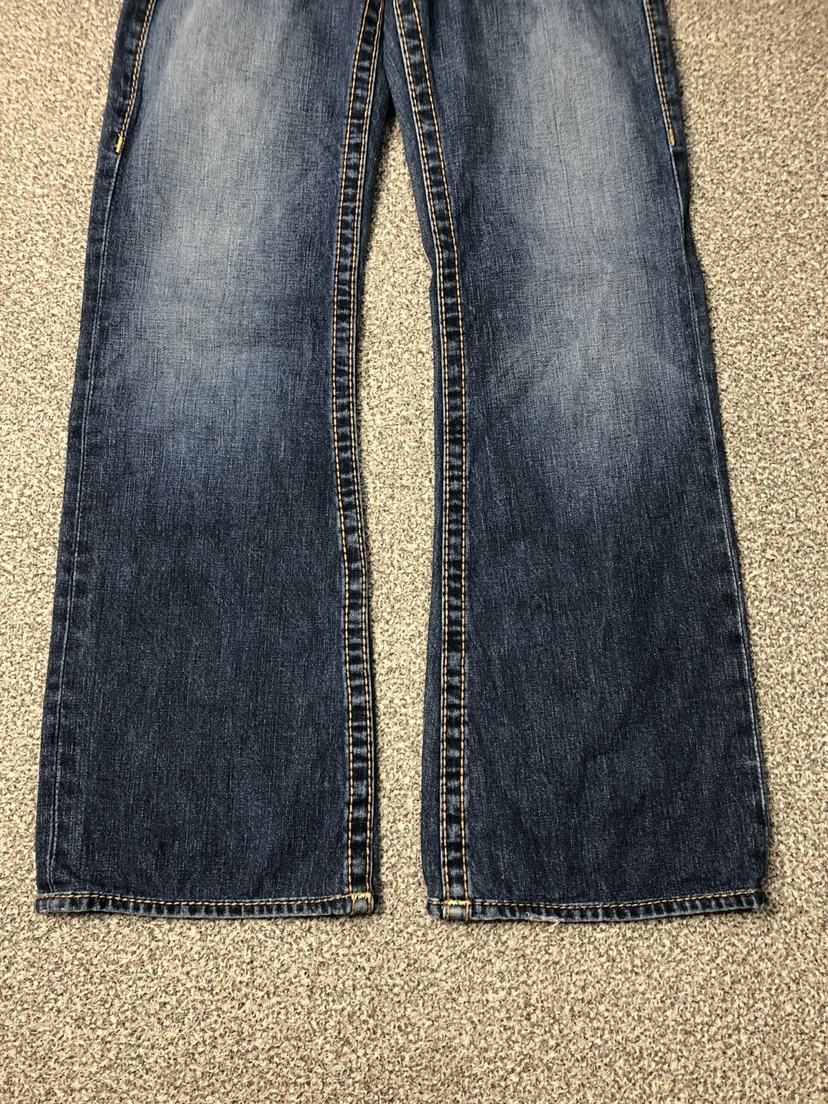 Japanese Brand × True Religion × Vintage Vintage Faded Blue True Religion Ella Rainbow Flare Jeans Size 30" / US 8 / IT 44 - 18 Thumbnail