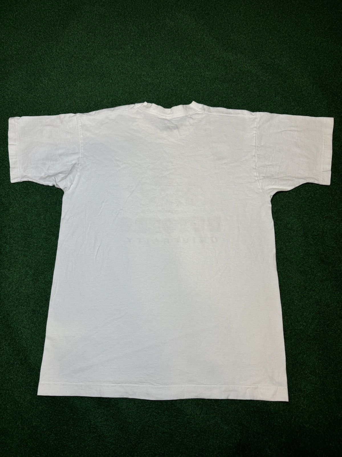 Fruit Of The Loom × Vintage Vintage 90s Rutgers University Teddy Bear T Shirt Size US L / EU 52-54 / 3 - 3 Thumbnail