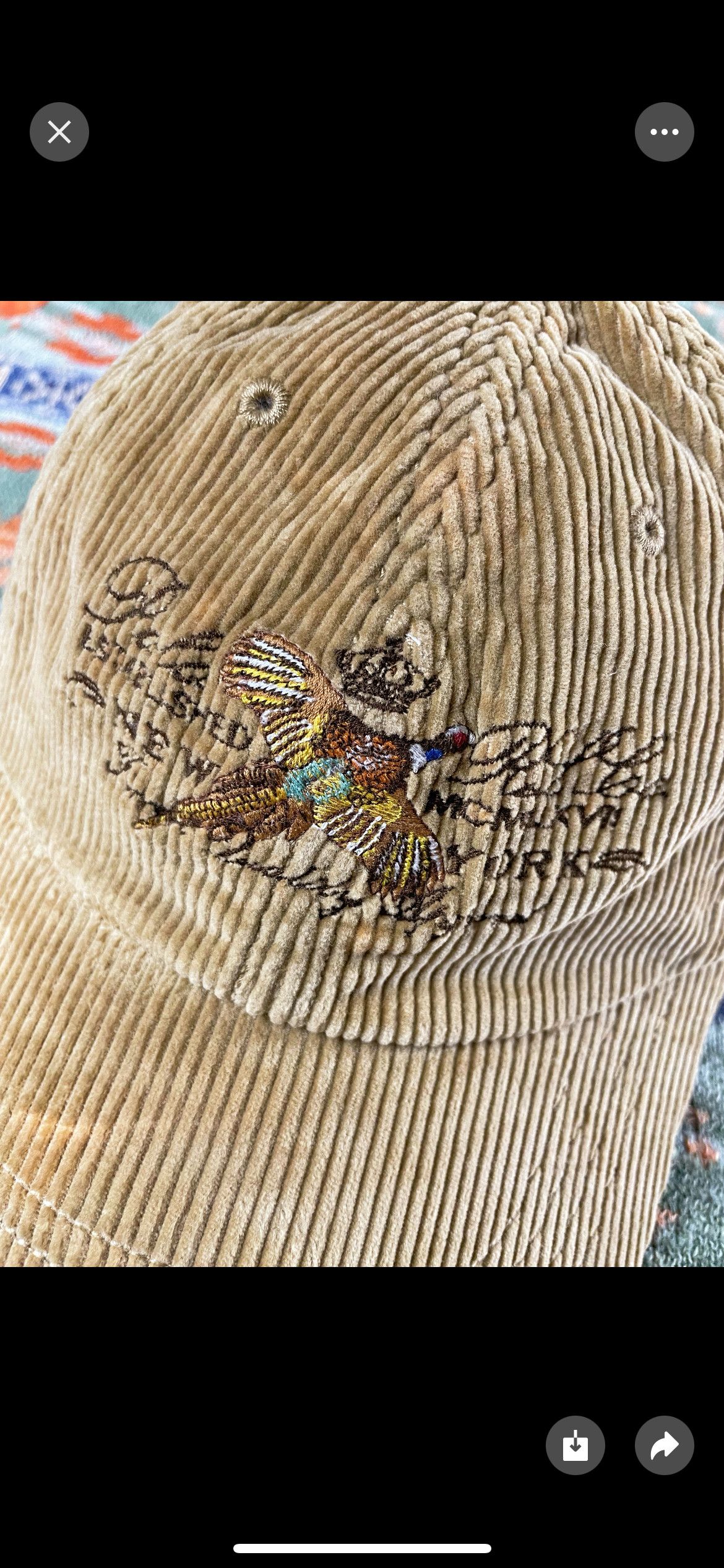 Polo Ralph Lauren Polo Ralph Lauren Corduroy Leather Rare Baseball Hat Cap Size ONE SIZE - 2 Thumbnail