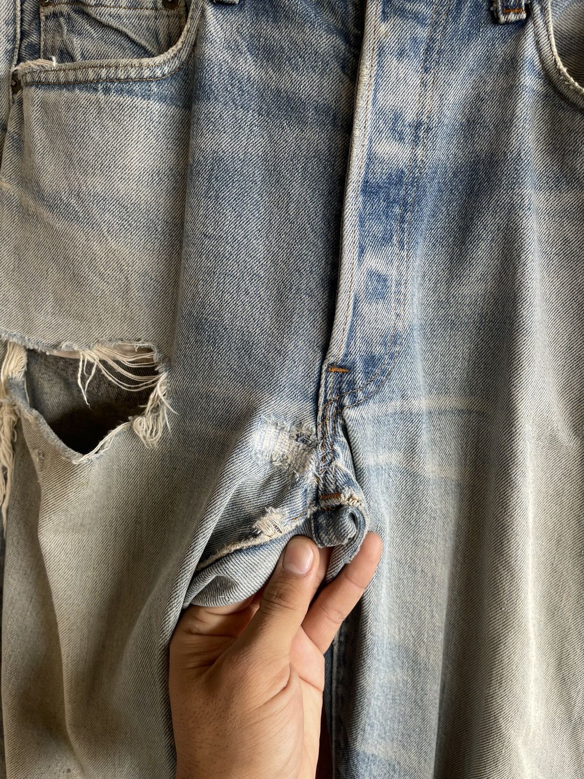 Levi's Vintage 80s🔥Levi’s 501🔥Rindem Hidden Rivets Selvedge Denim Size US 33 - 10 Thumbnail
