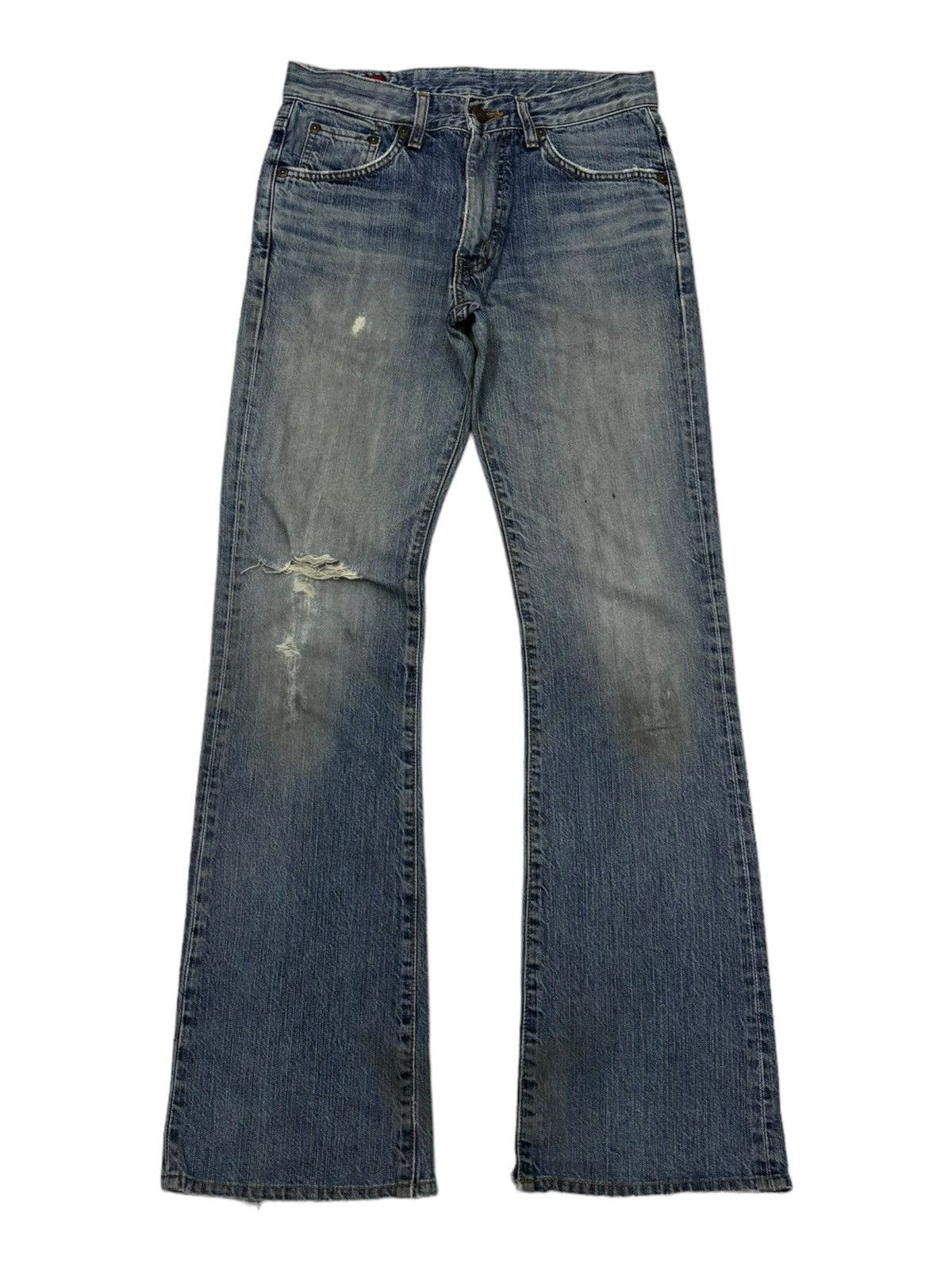 Edwin EDWIN REBEL BOOTCUT DISTRESSED FLARE DENIM JEANS Size US 29 - 1 Thumbnail