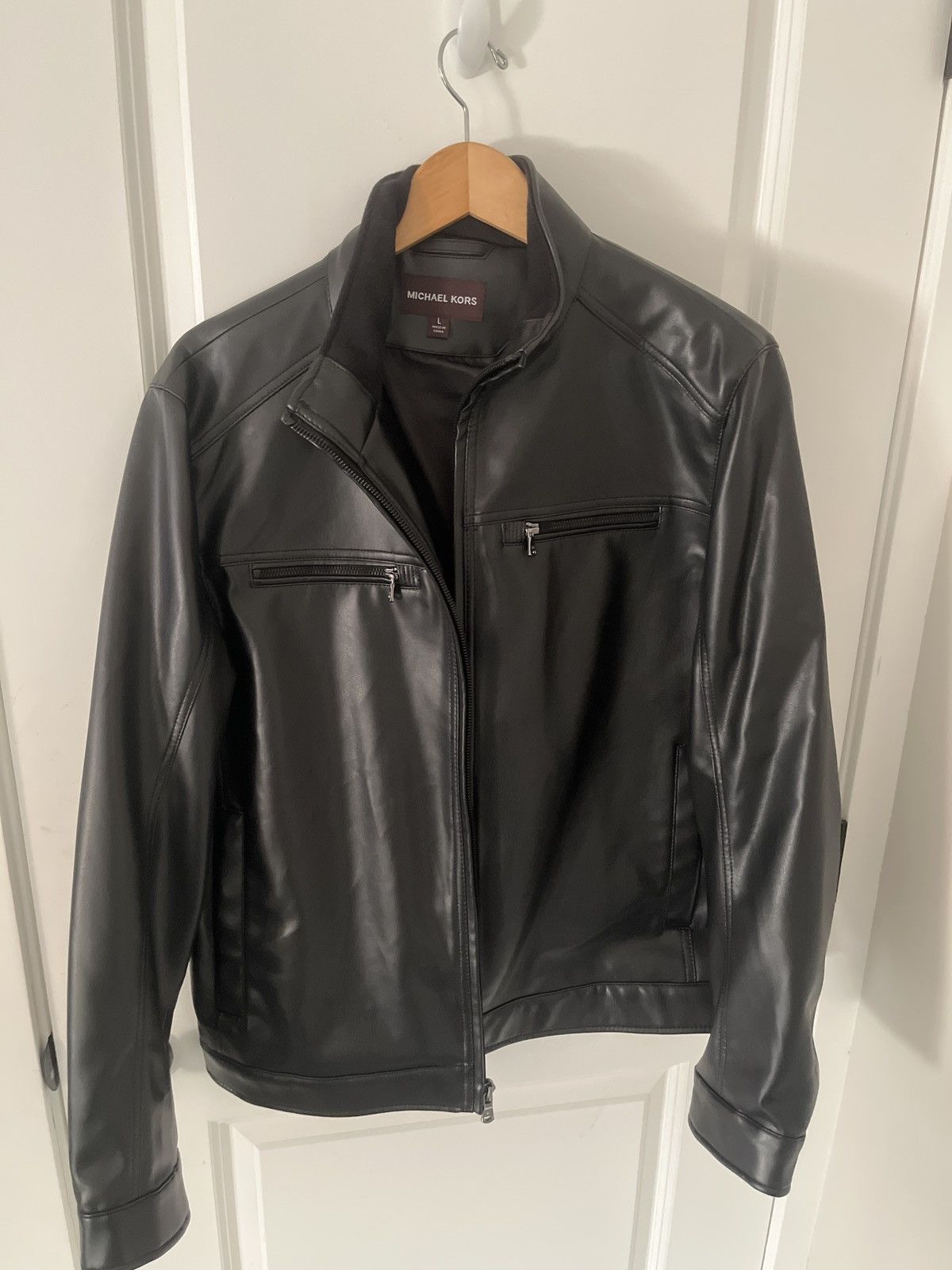 Michael Kors Micheal Kors leather jacket Size US L / EU 52-54 / 3 - 1 Thumbnail