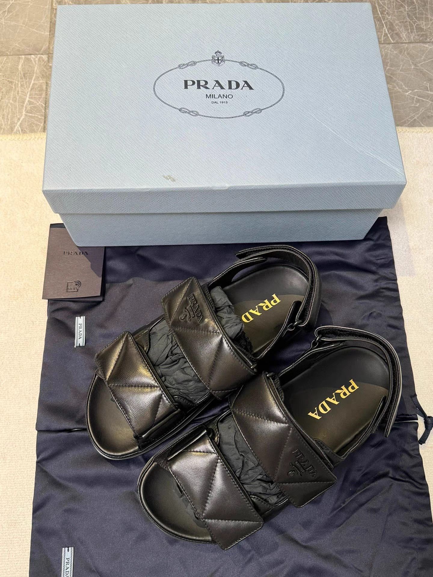 Prada Prada Women's Fussbett Sandals Slides K6 Size US 6 / IT 36 - 8 Thumbnail