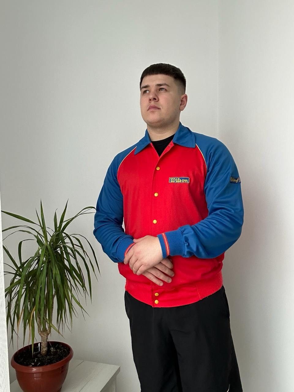 Japanese Brand × Vintage × Wilson Vintage Japanese Wilson Tennis Wear Buttons Blue Hoodie Polo Size US M / EU 48-50 / 2 - 15 Thumbnail
