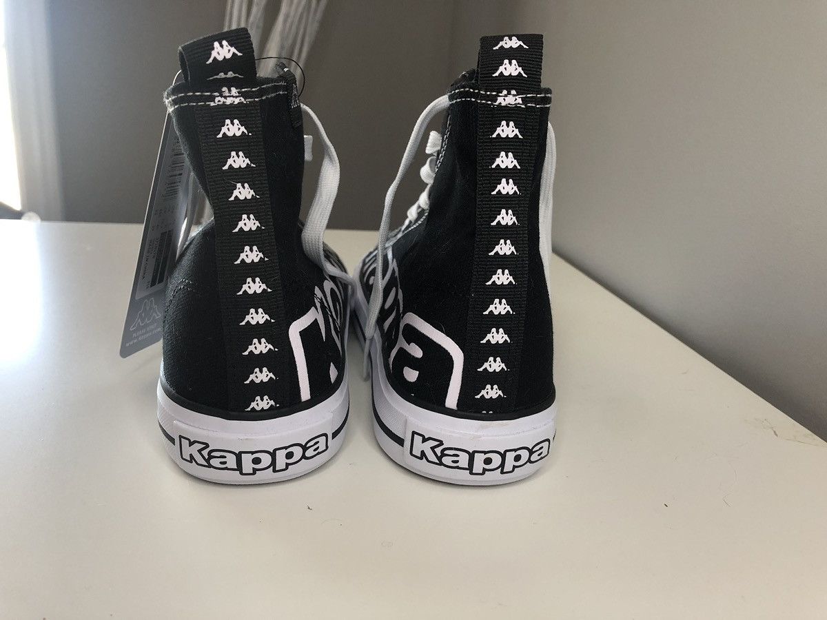 Kappa Kappa - Black Leather High-Tops Size US 8.5 / EU 41-42 - 4 Thumbnail