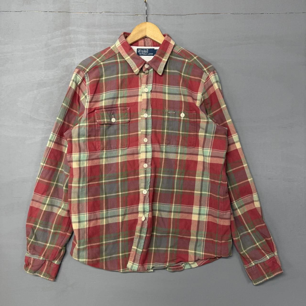 Polo Ralph Lauren Polo Ralph Lauren Thermal Lined Flannel Collared Shirt Large Size US L / EU 52-54 / 3 - 2 Thumbnail