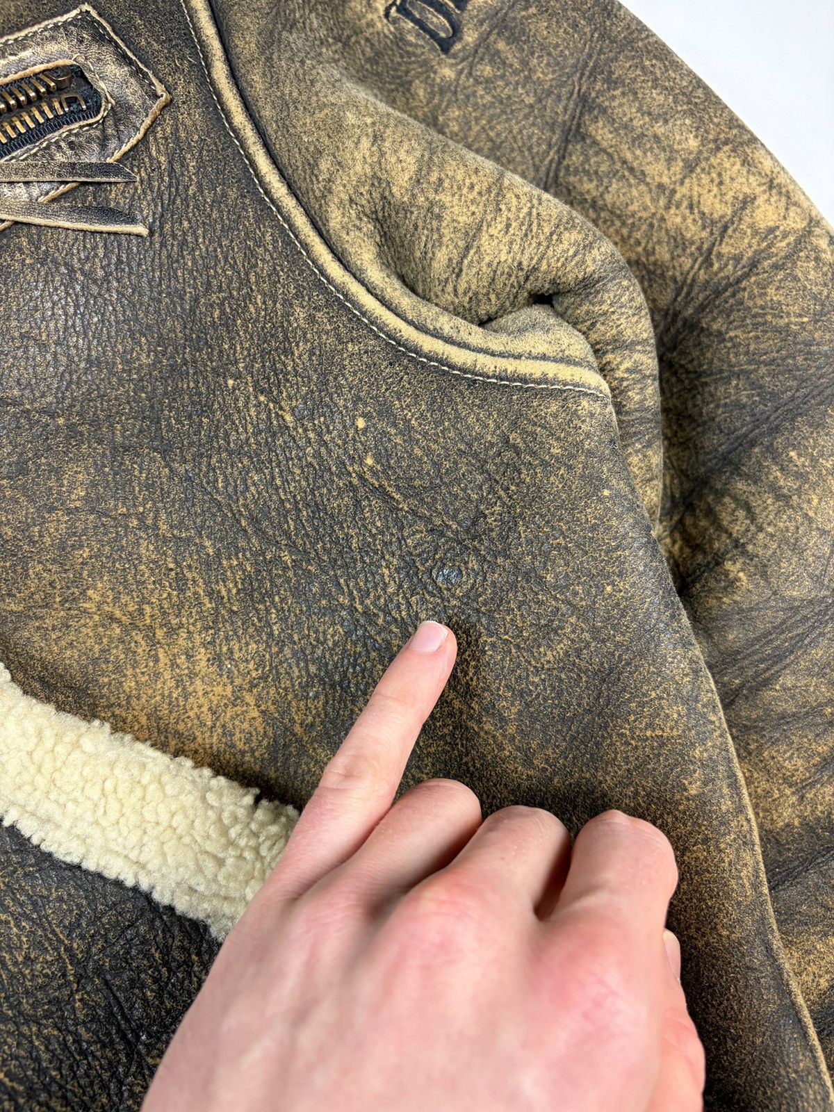 Diesel Diesel Shearling Jacket Vintage 1980 Sheepskin & Shearling Size US L / EU 52-54 / 3 - 10 Thumbnail