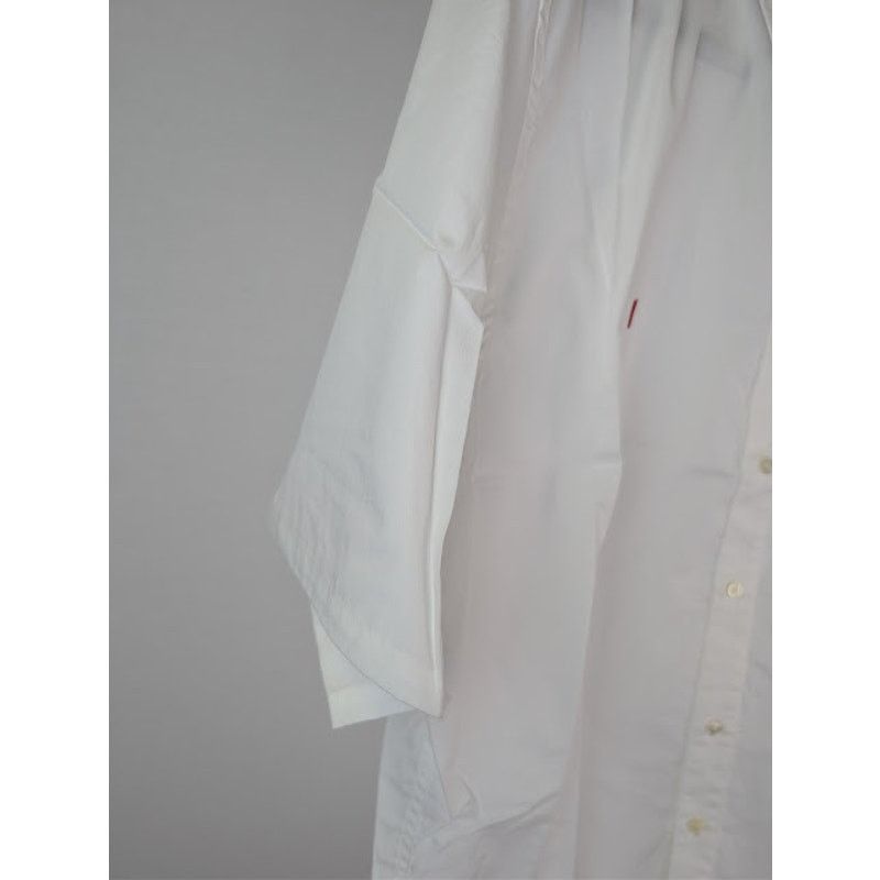 Vlone o1rshd1 V Logo Short-Sleeve Button-Up Shirt in White Size US XL / EU 56 / 4 - 6 Thumbnail