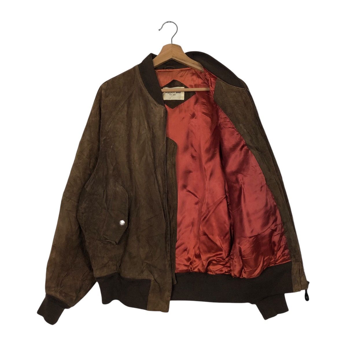 Japanese Brand 📌Vintage Leather Jacket Atelier Sab For Men Issey Miyake Size US M / EU 48-50 / 2 - 12 Thumbnail