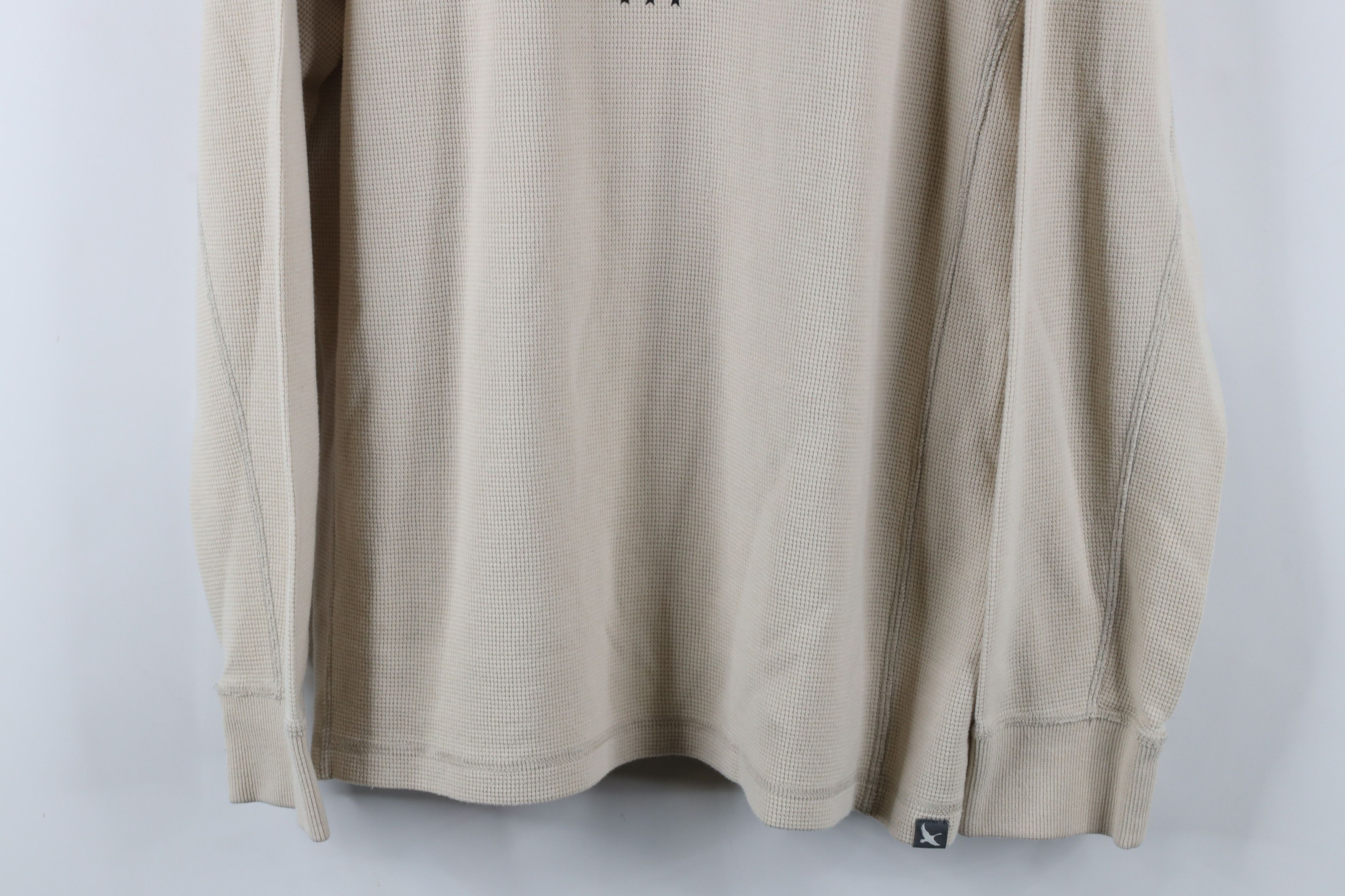 Eddie Bauer × Vintage Vintage Eddie Bauer Script Bear Thermal Waffle Knit T-Shirt Size L / US 10 / IT 46 - 3 Thumbnail