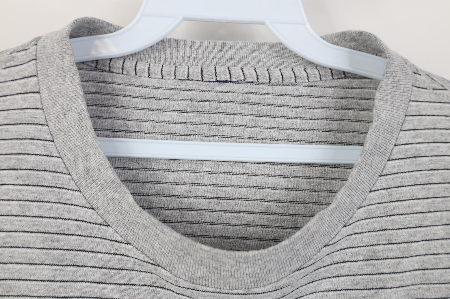 Vintage Vintage 90s Streetwear Striped Short Sleeve T-Shirt Gray Size US M / EU 48-50 / 2 - 4 Thumbnail