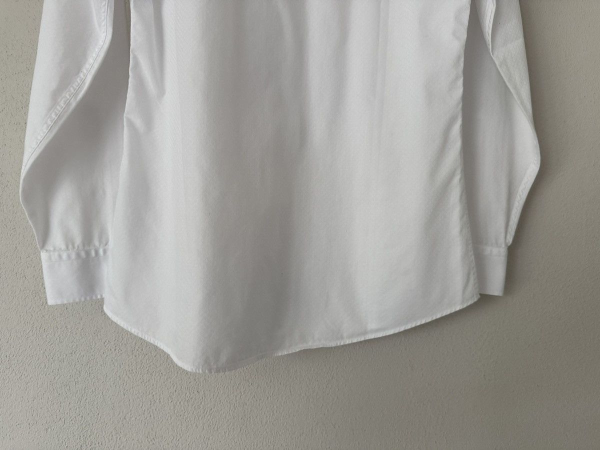 Gucci White Diamond-Pattern Textured Cotton Shirt Size US M / EU 48-50 / 2 - 11 Thumbnail