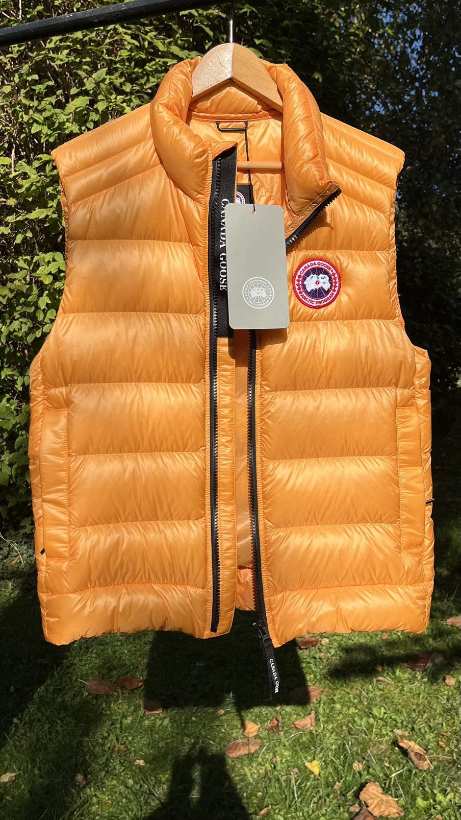 Orange canada goose vest hotsell