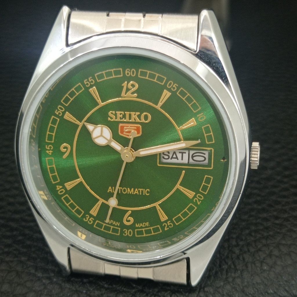 Seiko REFURBISHED VINTAGE SEIKO 5 AUTO JAPAN MENS WATCH a443336 Size 38 - 3 Thumbnail