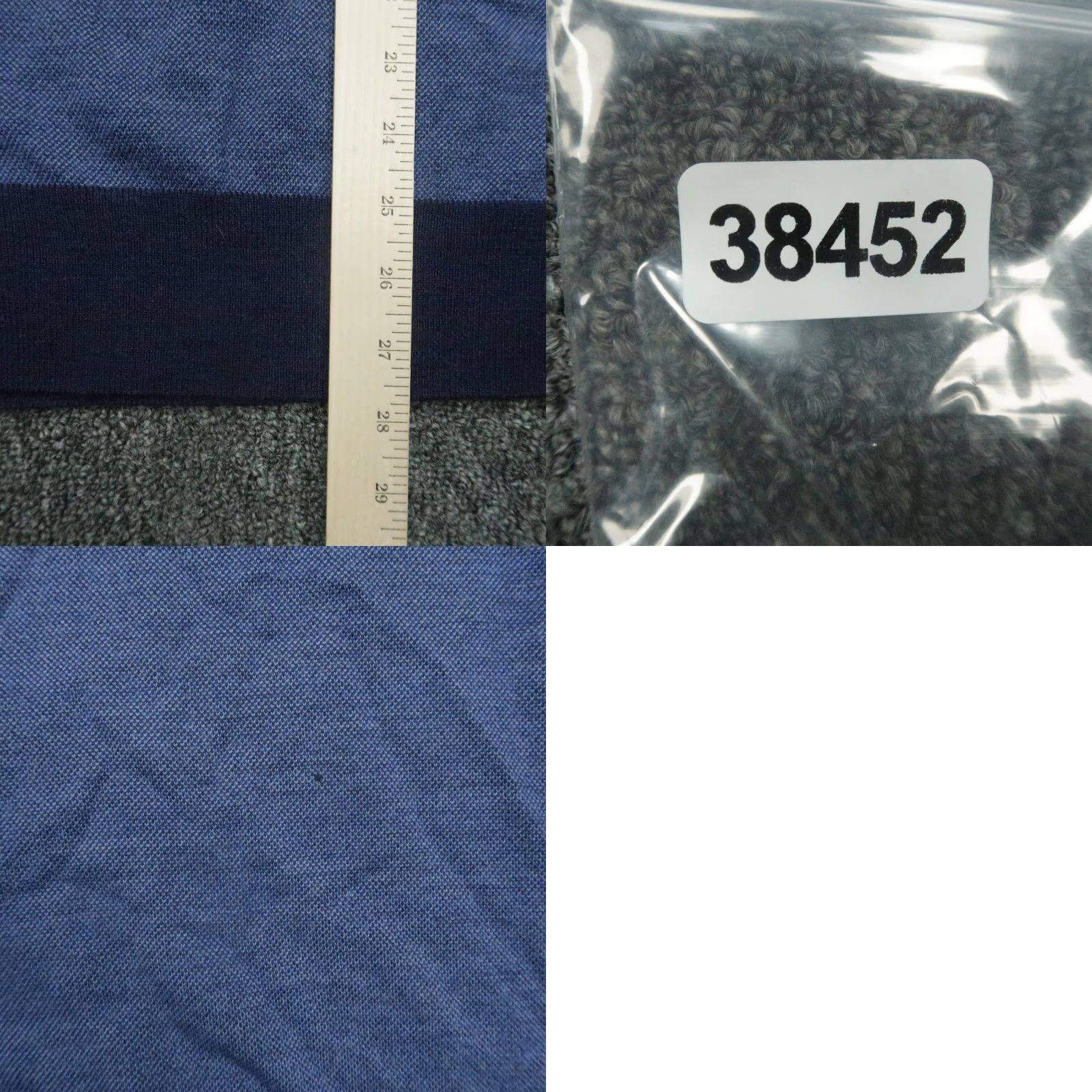 Peter Millar Peter Millar Sweater Mens XL Blue Wool Birdseye 1/4 Zip Pullover Carded Placket Regular Knit Mock Neck Crew neck? Size US XL / EU 56 / 4 - 8 Thumbnail