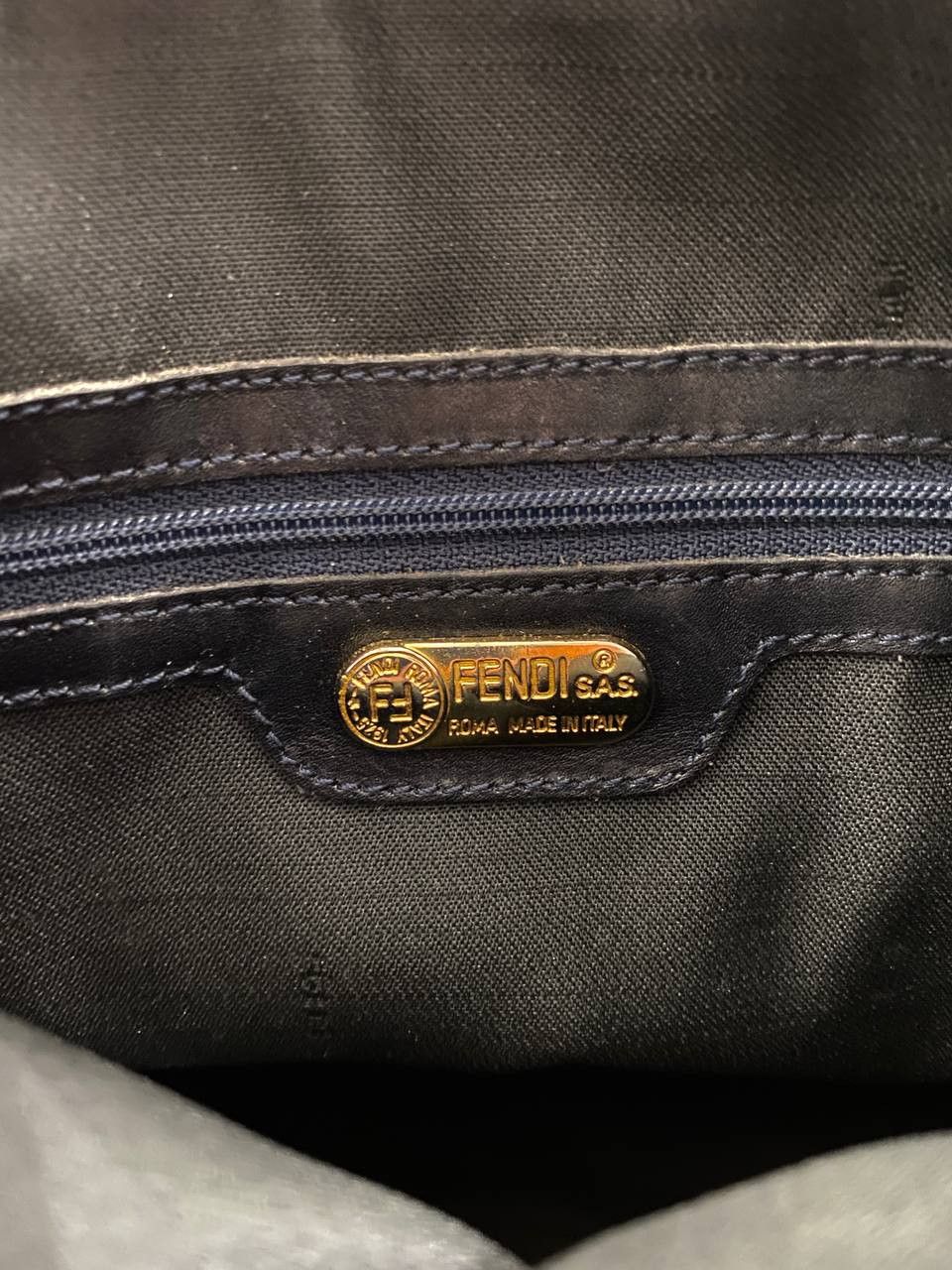 Fendi Fendi FF Zucca Logo Leather Hand Shoulder Bag Vintage Y2K Size ONE SIZE - 9 Thumbnail