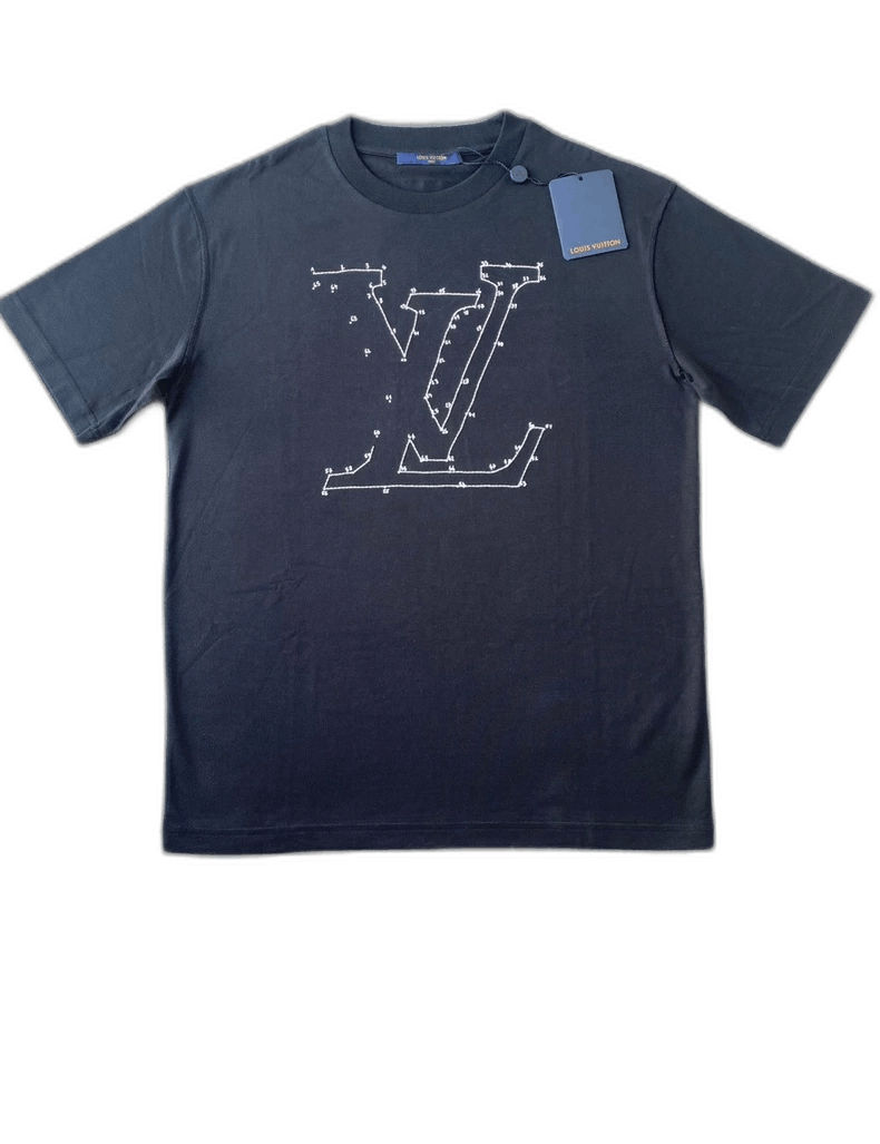 Louis Vuitton LOUIS VUITTON Black Short Sleeve T -2505 Size US M / EU 48-50 / 2 - 1 Thumbnail