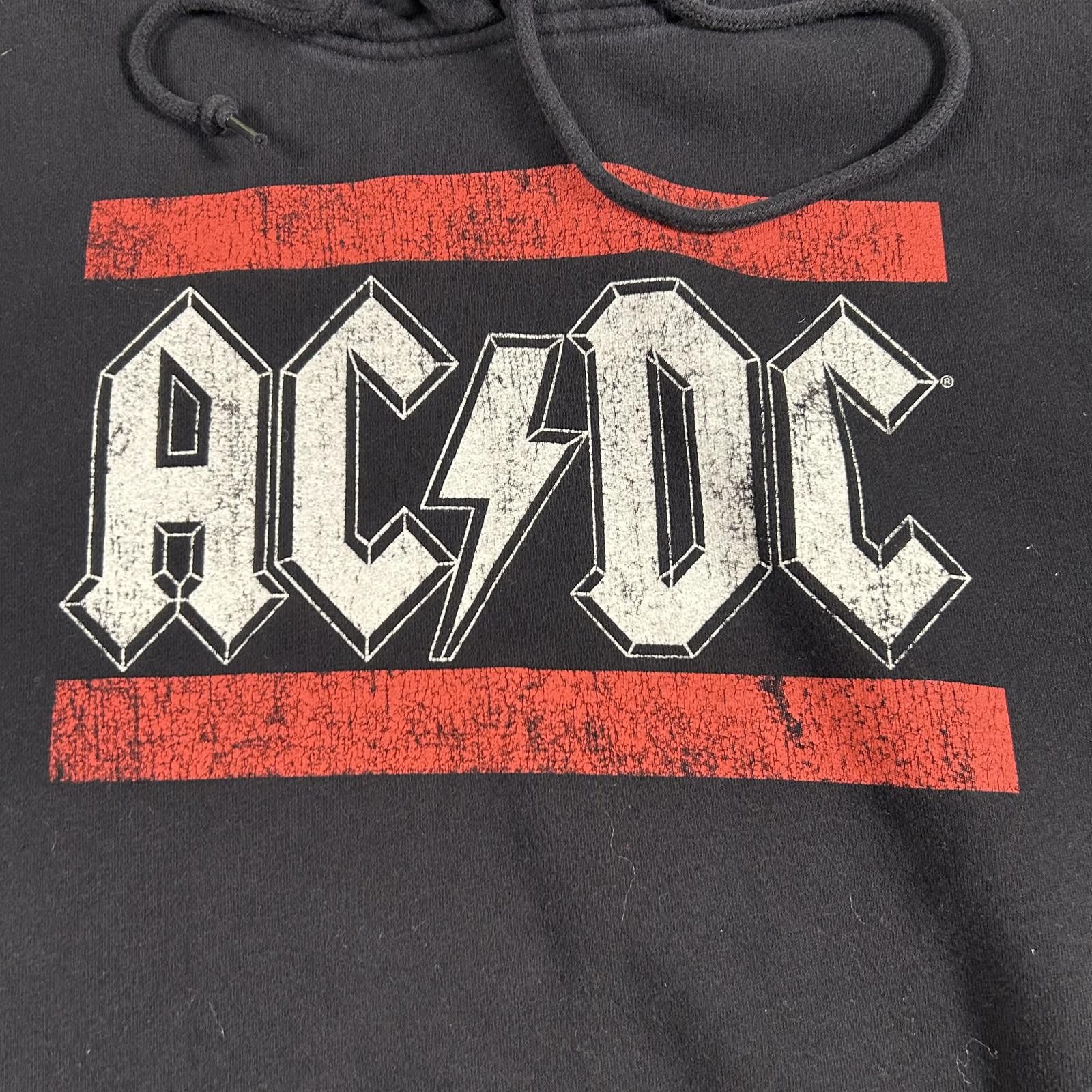 AC/DC Men's Black AC/DC Graphic Hoodie size xs Size US XS / EU 42 / 0 - 2 Thumbnail