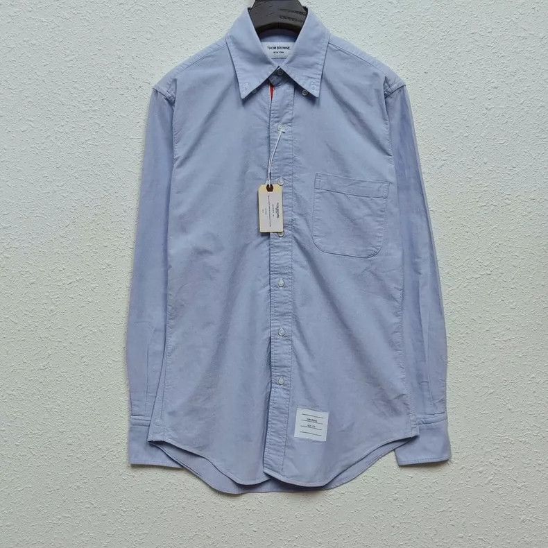 Other Thom Browne Blue Oxford shirt Size US M / EU 48-50 / 2 - 1 Thumbnail