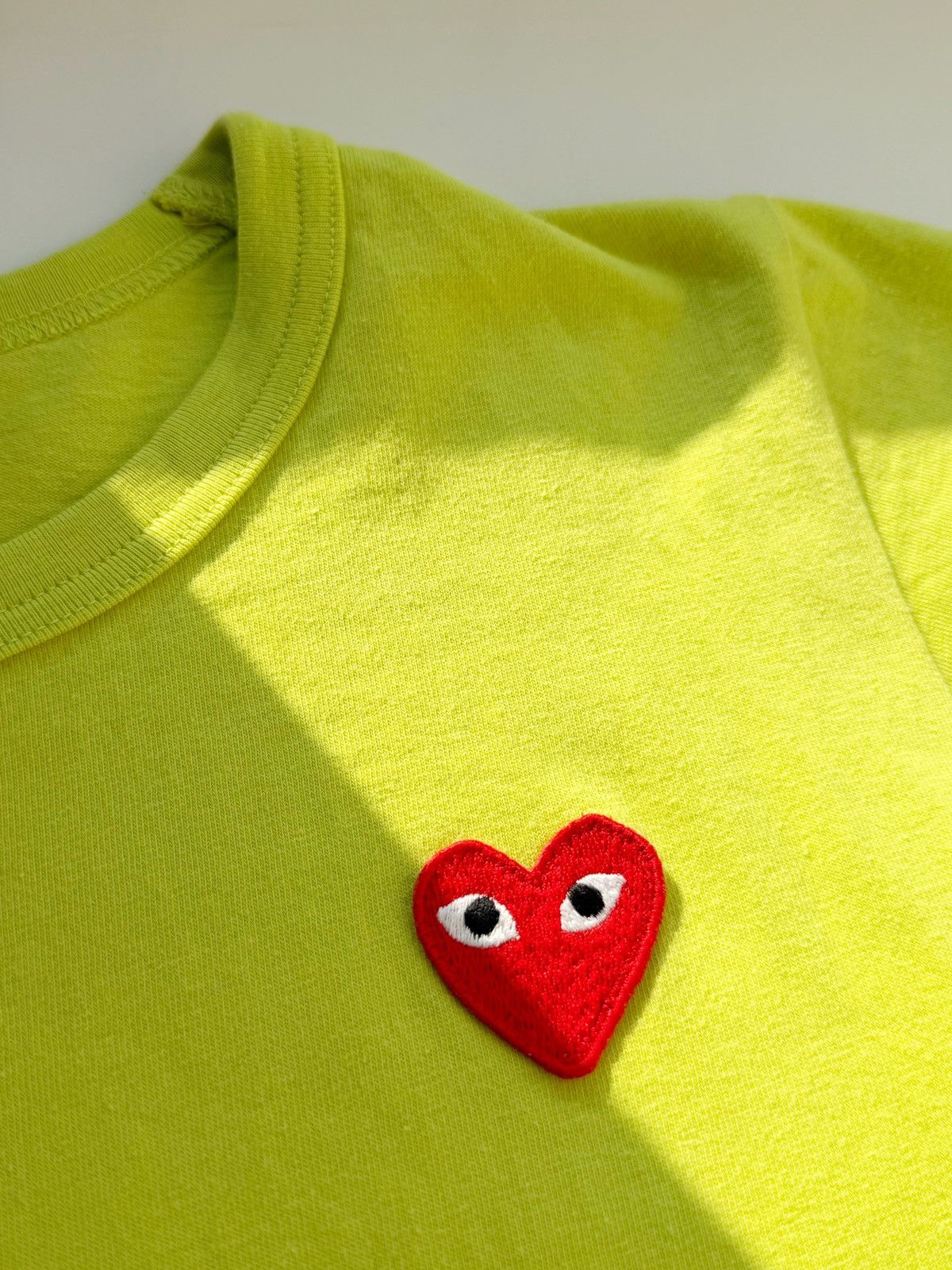 Comme des Garcons PLAY Comme des Garçons PLAY Women Green T-Shirt Heart Logo Size M Size M / US 6-8 / IT 42-44 - 6 Thumbnail