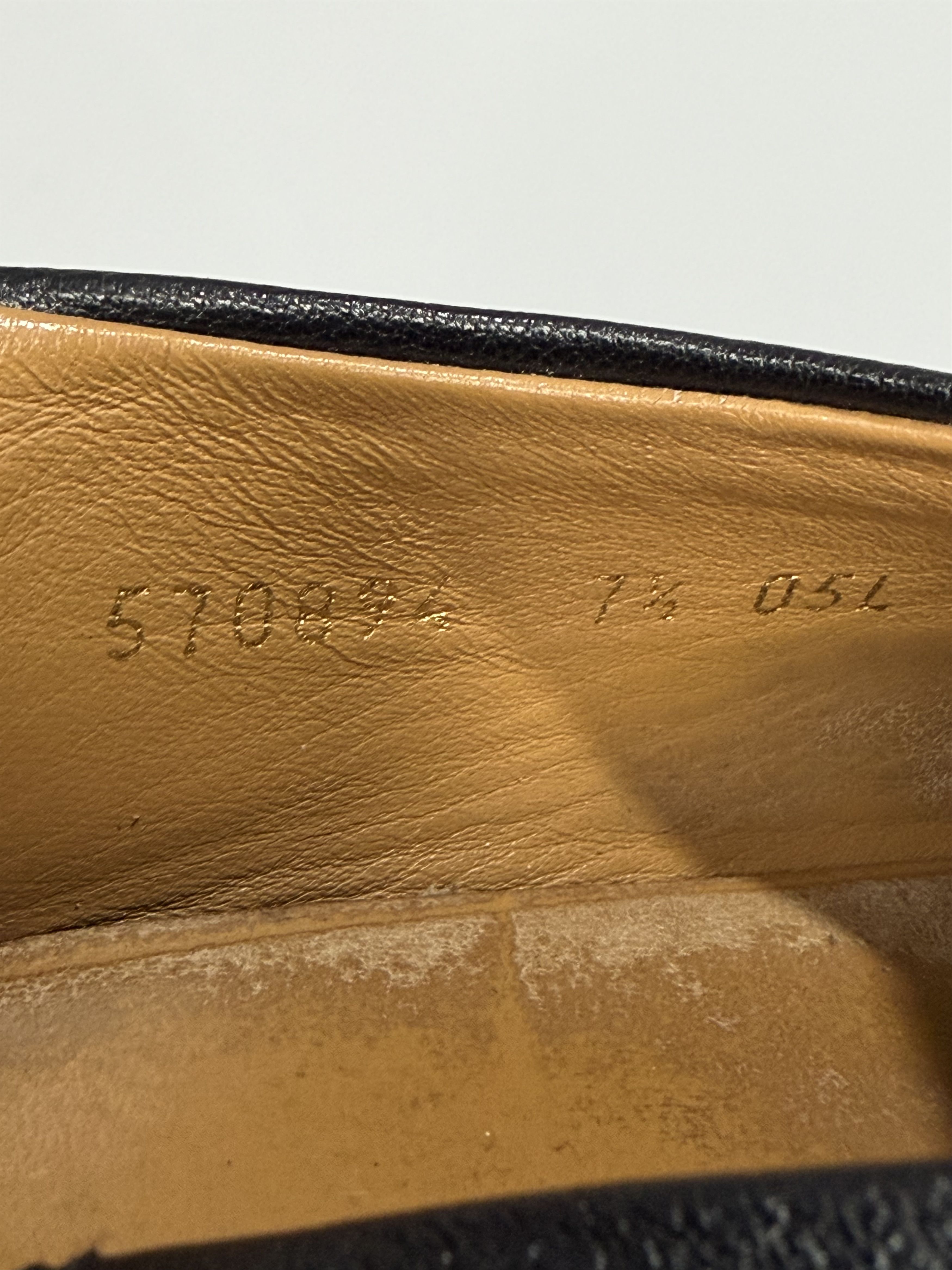 Gucci Gucci Black Leather Jordaan Horsebit Slip On Loafers Size US 8.5 / EU 41-42 - 6 Thumbnail