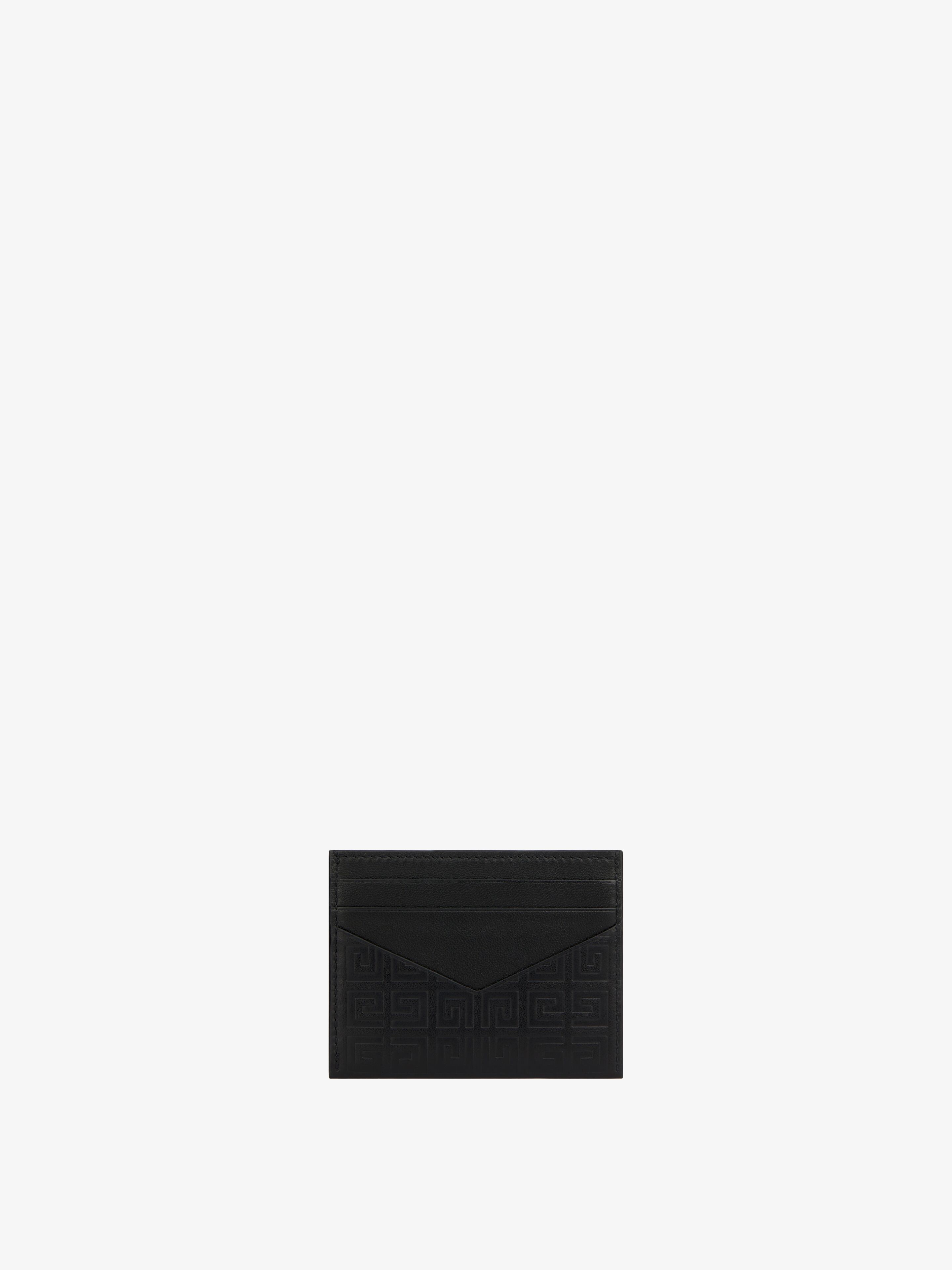Givenchy o1srvl11e0925 Size: OS / Cut 4G Card Holder in Black Size ONE SIZE - 2 Thumbnail