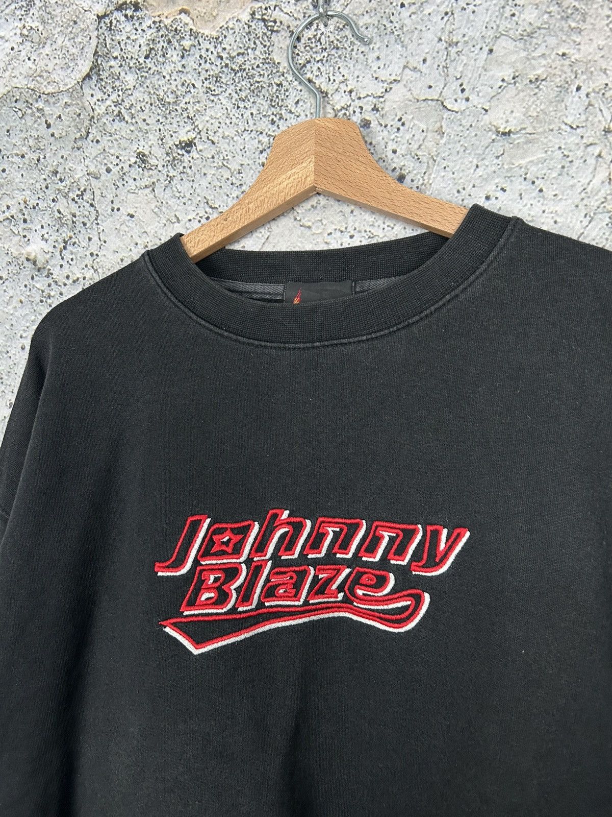 Vintage Johnny Blaze Rap Baggy Crewneck Streetwear Skate Archive 90s Size US XL / EU 56 / 4 - 3 Thumbnail