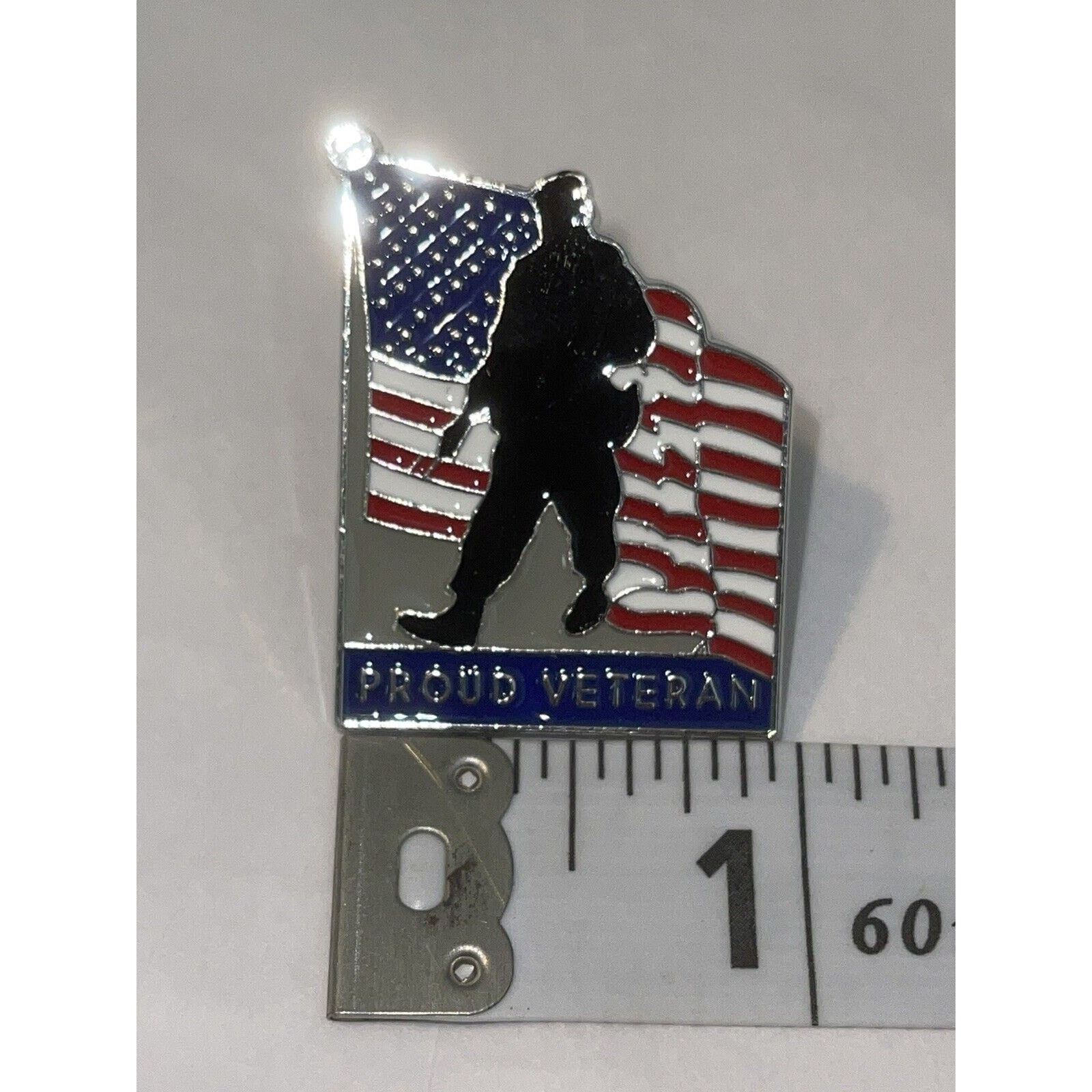 Other Proud Veteran Flag Pin Brooch Size ONE SIZE - 1 Preview