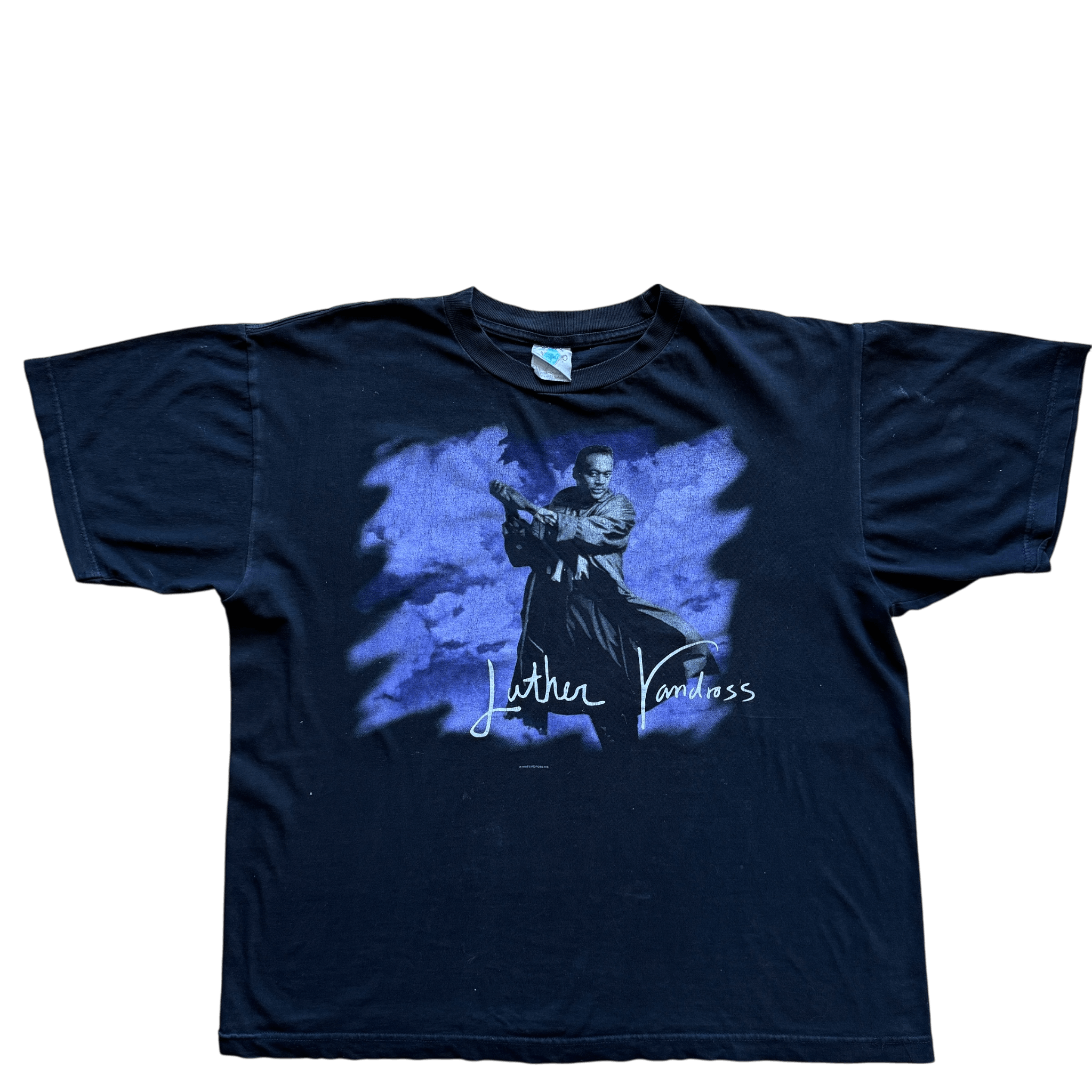 Vintage Vintage Luther Vandross Rare Rap Tee Style XL Size US XL / EU 56 / 4 - 1 Thumbnail