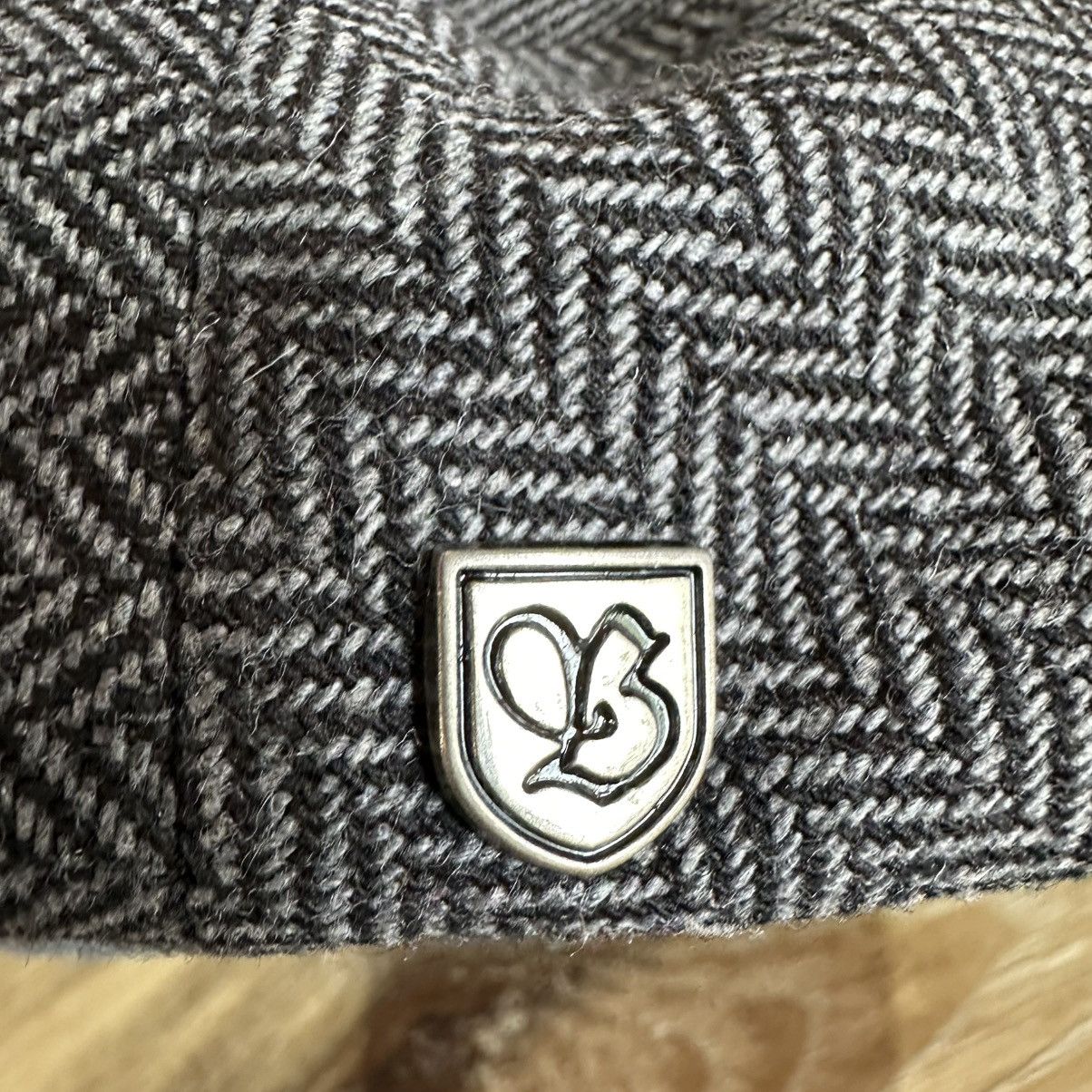 Brixton Brixton Herringbone Hooligan Newsboy Hat Cap, Medium 7.25" Size ONE SIZE - 6 Thumbnail