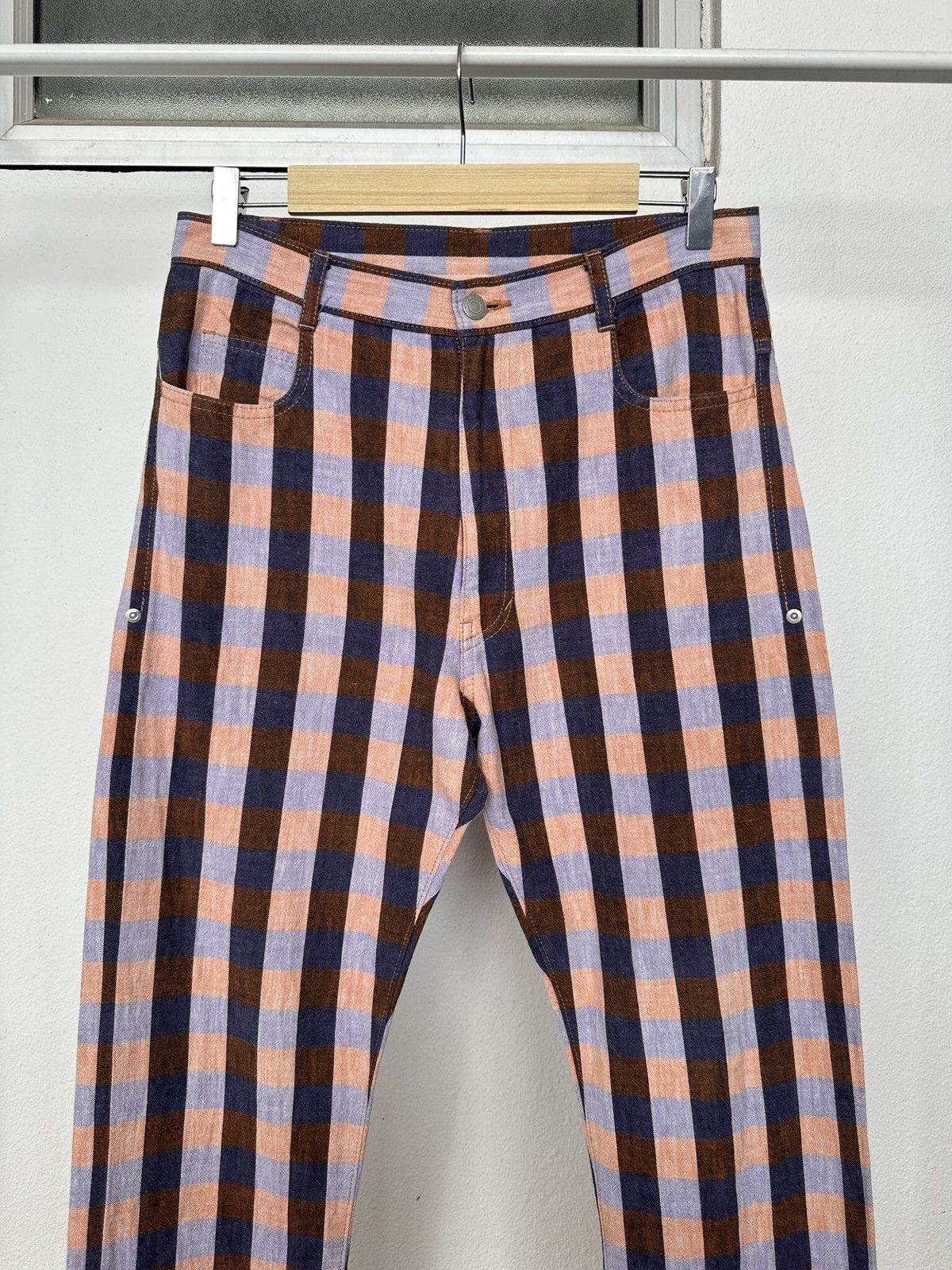 mercibeaucoup S/S2009 Mercibeaucoup plaid denim pants Size US 30 / EU 46 - 8 Thumbnail