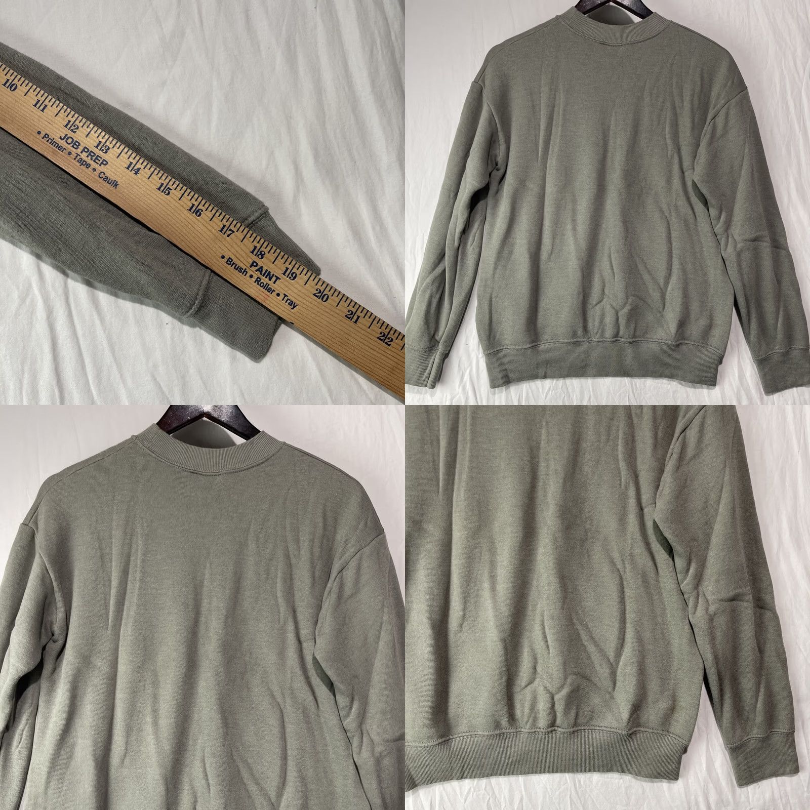 Obey OBEY Sweater Mens Small Worldwide Graphic Print Fleece Pullover Gray Crew Neck Regular Fit Christmas, College, Outdoor, 1990s Style Size US S / EU 44-46 / 1 - 9 Thumbnail