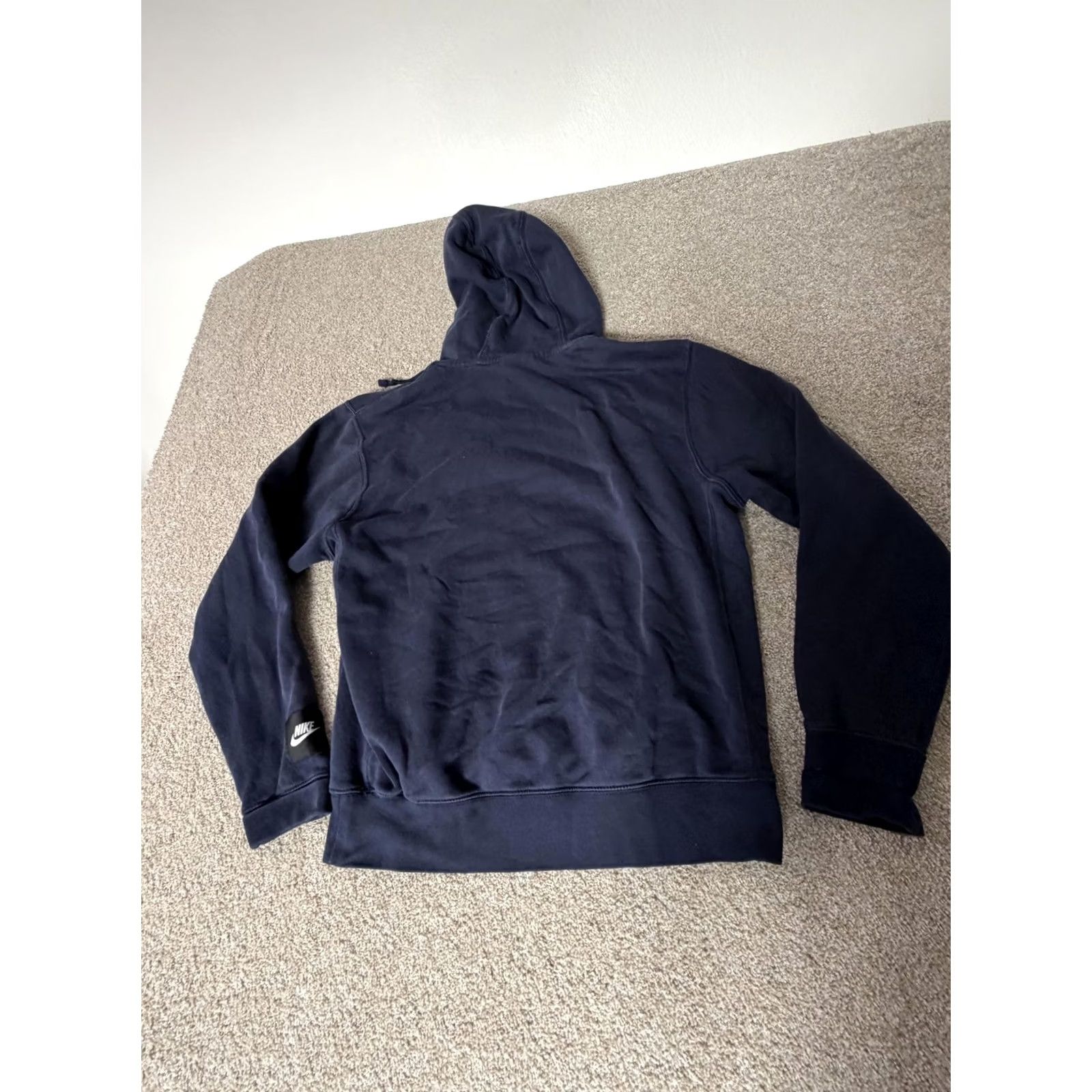 Nike Nike Hoodie Mens S Blue Just Do It Fleece Pullover Graphic Sweatshirt JDI Size US S / EU 44-46 / 1 - 8 Thumbnail