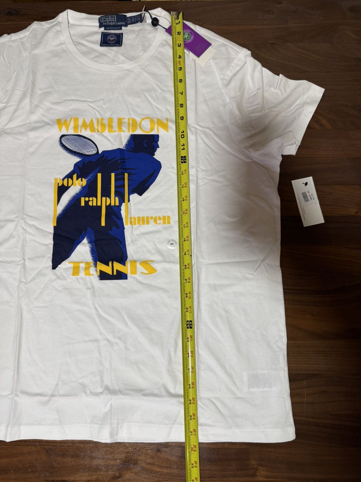 Polo Ralph Lauren Polo Ralph Lauren Wimbledon Slim Graphic Print T-Shirt XXL Size US XXL / EU 58 / 5 - 9 Thumbnail