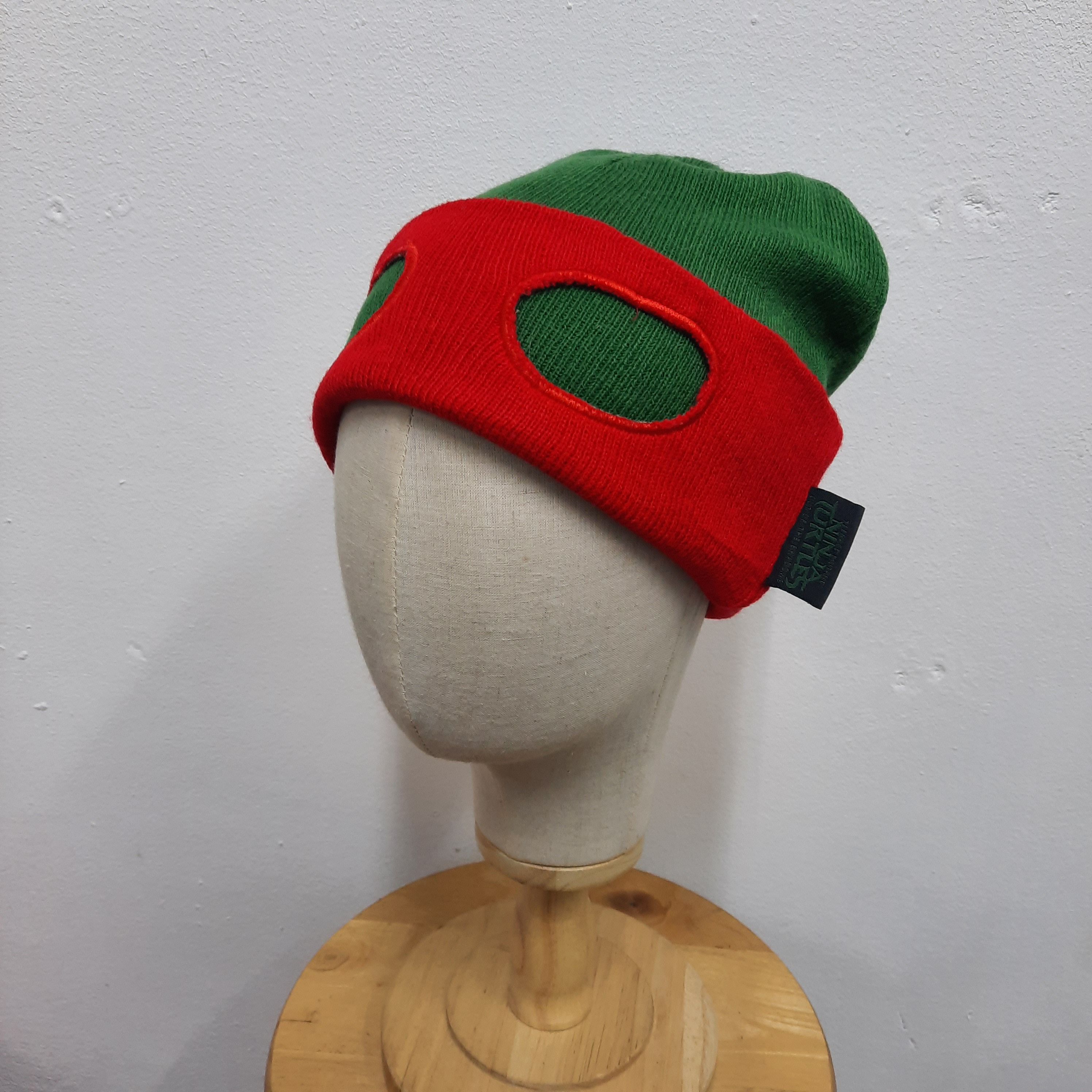 Japanese Brand 🐢 TMNT Ninja turtles raphael character cartoon beanie Size ONE SIZE - 2 Thumbnail