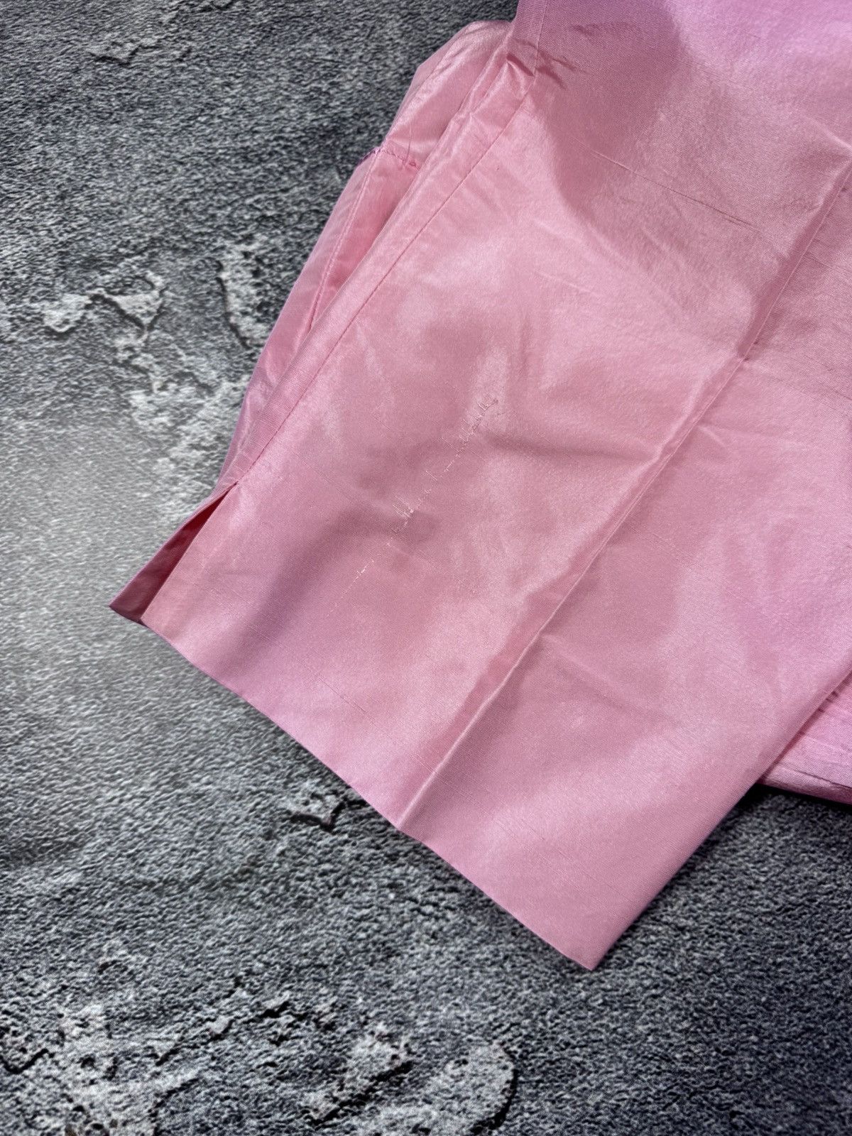 Blumarine Blumarine 100% Silk Pink Trousers — Made in Italy Size 28" / US 6 / IT 42 - 6 Thumbnail