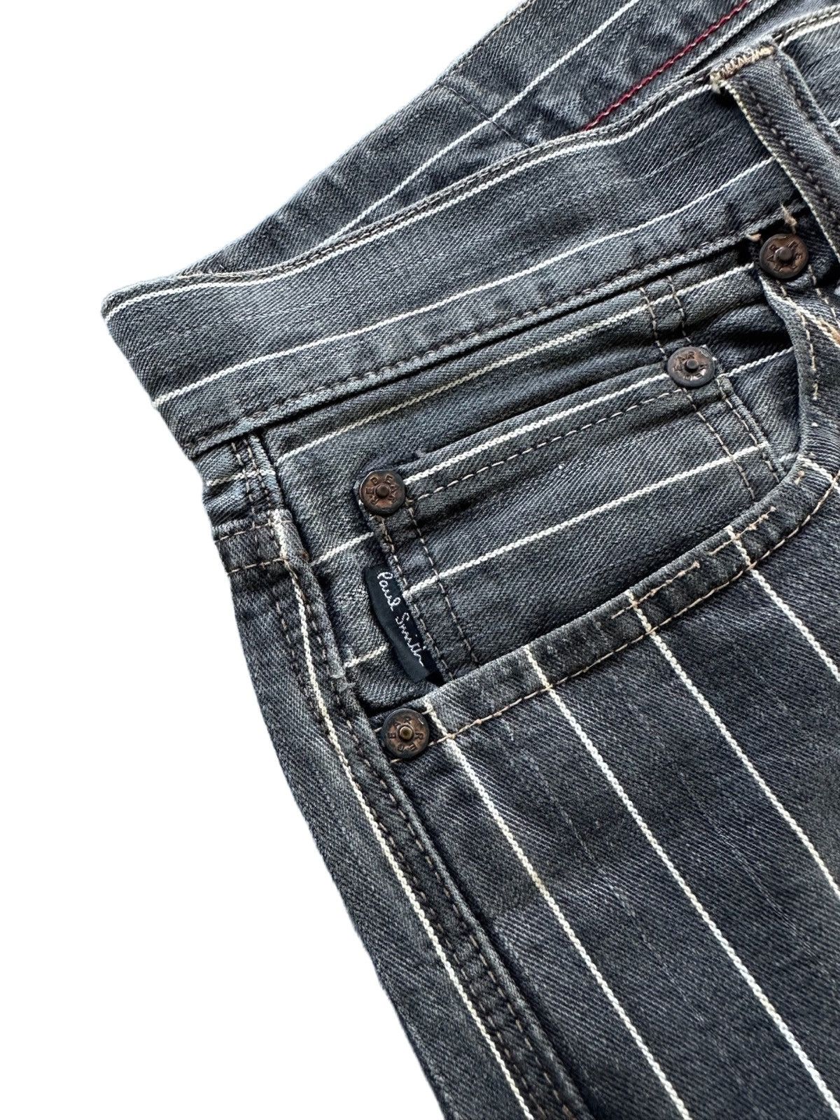 Paul Smith Red Ear Vintage Paul Smith Red Ear Lined Stripe Jeans Size US 32 / EU 48 - 5 Thumbnail