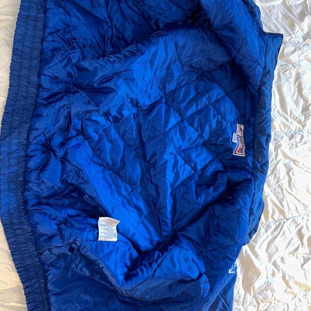 Vintage Vintage Logo Athletic Quilt lined Blue Jacket Men's Size 2X Size US XXL / EU 58 / 5 - 5 Thumbnail