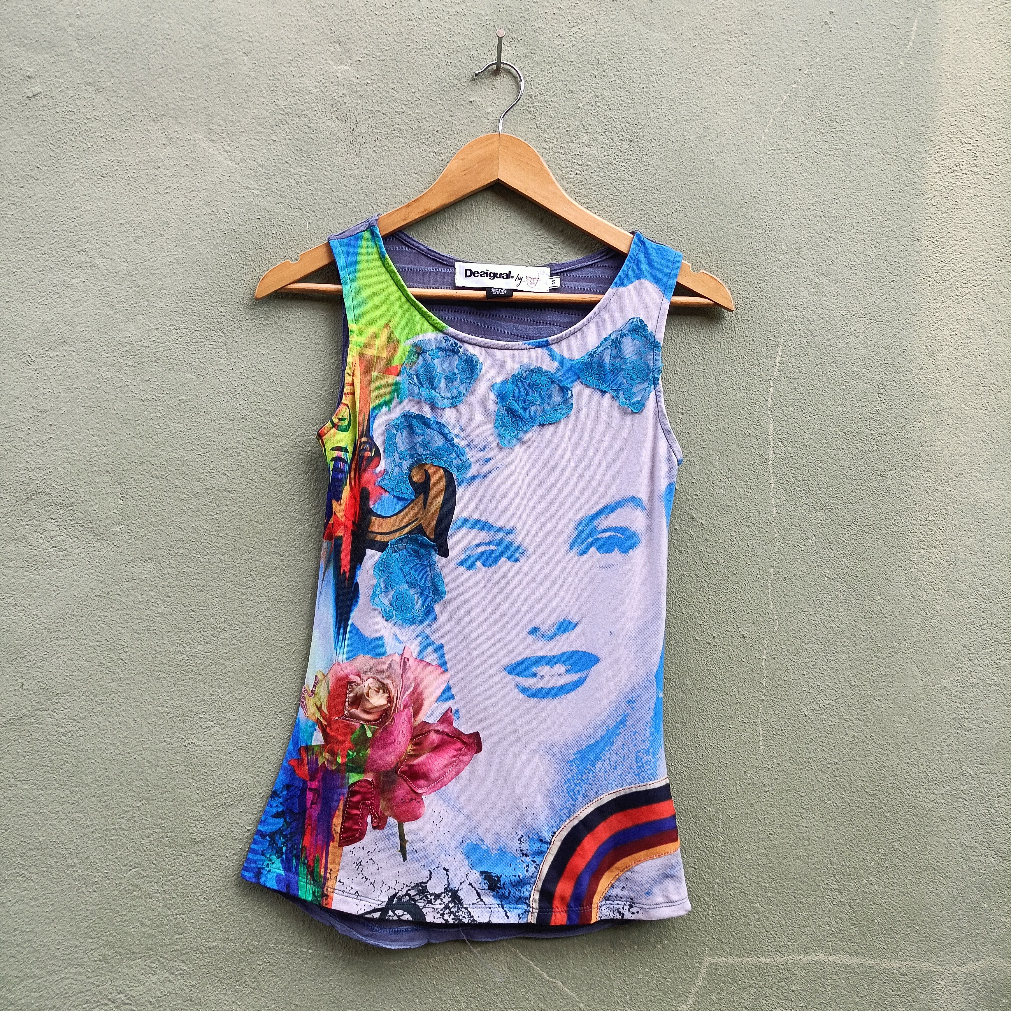 Desigual × If Six Was Nine Marilyn Monroe tank top by Desigual Size M / US 6-8 / IT 42-44 - 1 Thumbnail