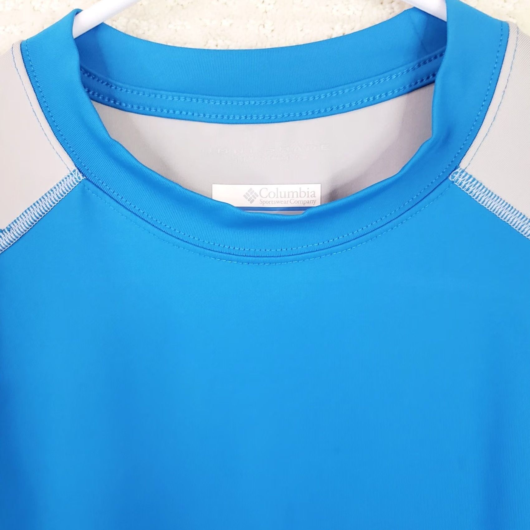 Vintage Columbia PFG Omni Shade Blue Shirt Men L Rash Guard Swim Surfing Fishing Paddle Size US L / EU 52-54 / 3 - 4 Thumbnail