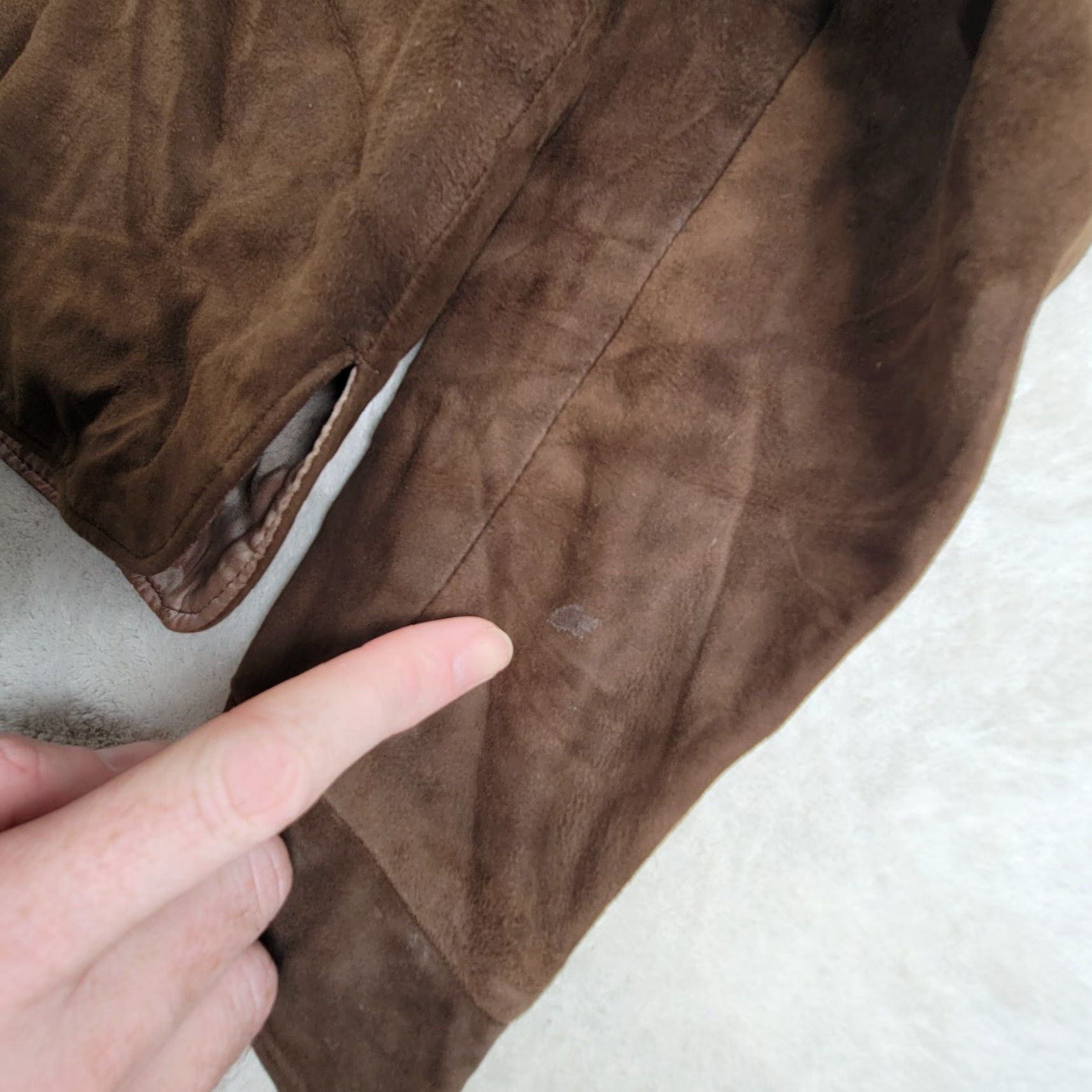 Vintage **Ultra Vintage 1950s Brown Suede Women's Jacket Size 12** User: Ultra Vintage 1950s Brown Suede Women's Jacket Size 12 Size XL / US 12-14 / IT 48-50 - 3 Thumbnail